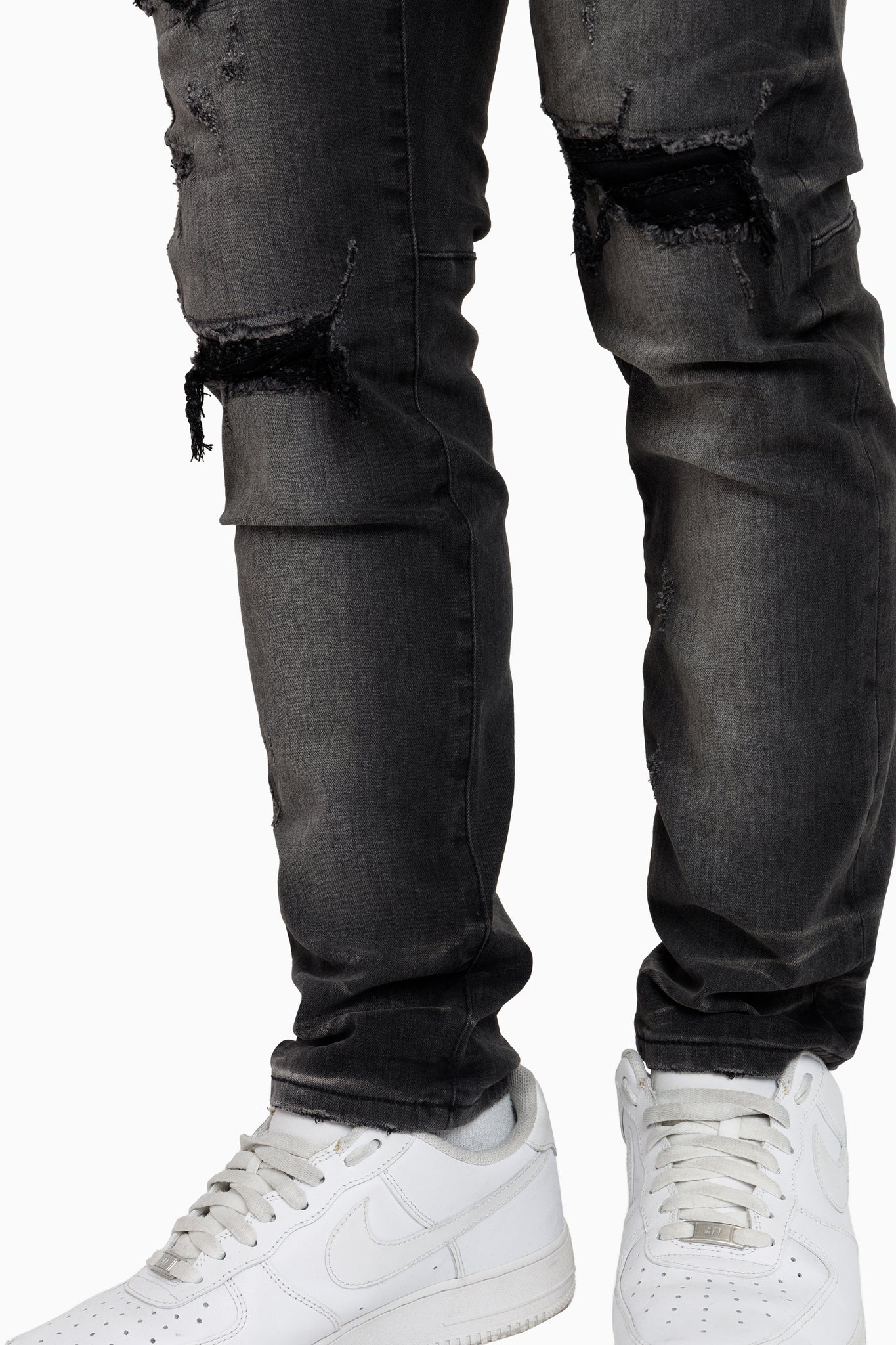 Men's Smoke Rise Vintage Washed Jeans Kuma Black
