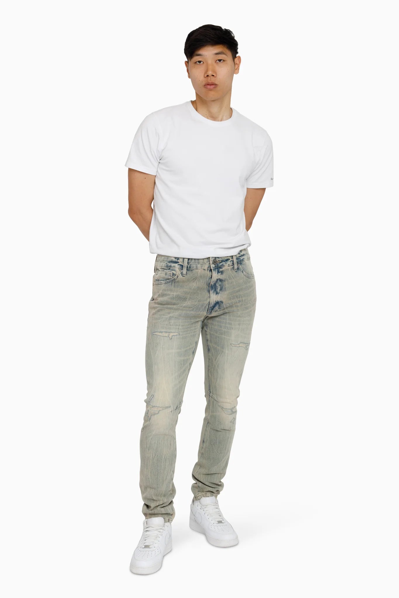 Men's Smoke Rise Vintage Washed Jeans Eden Blue