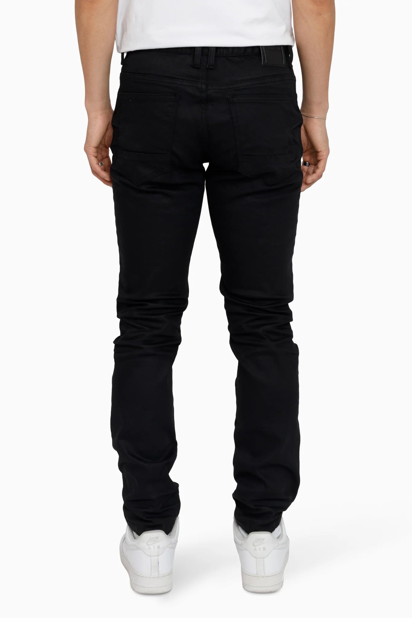 Men's Smoke Rise Essential Dry Effect Washed Jeans Jet Black