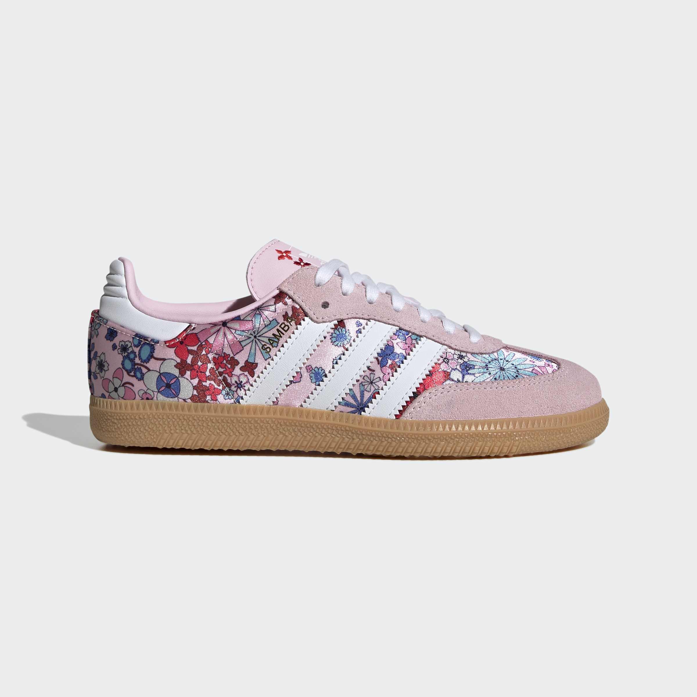 Big Kids adidas Originals Samba OG x Liberty London Shoes Clear Pink