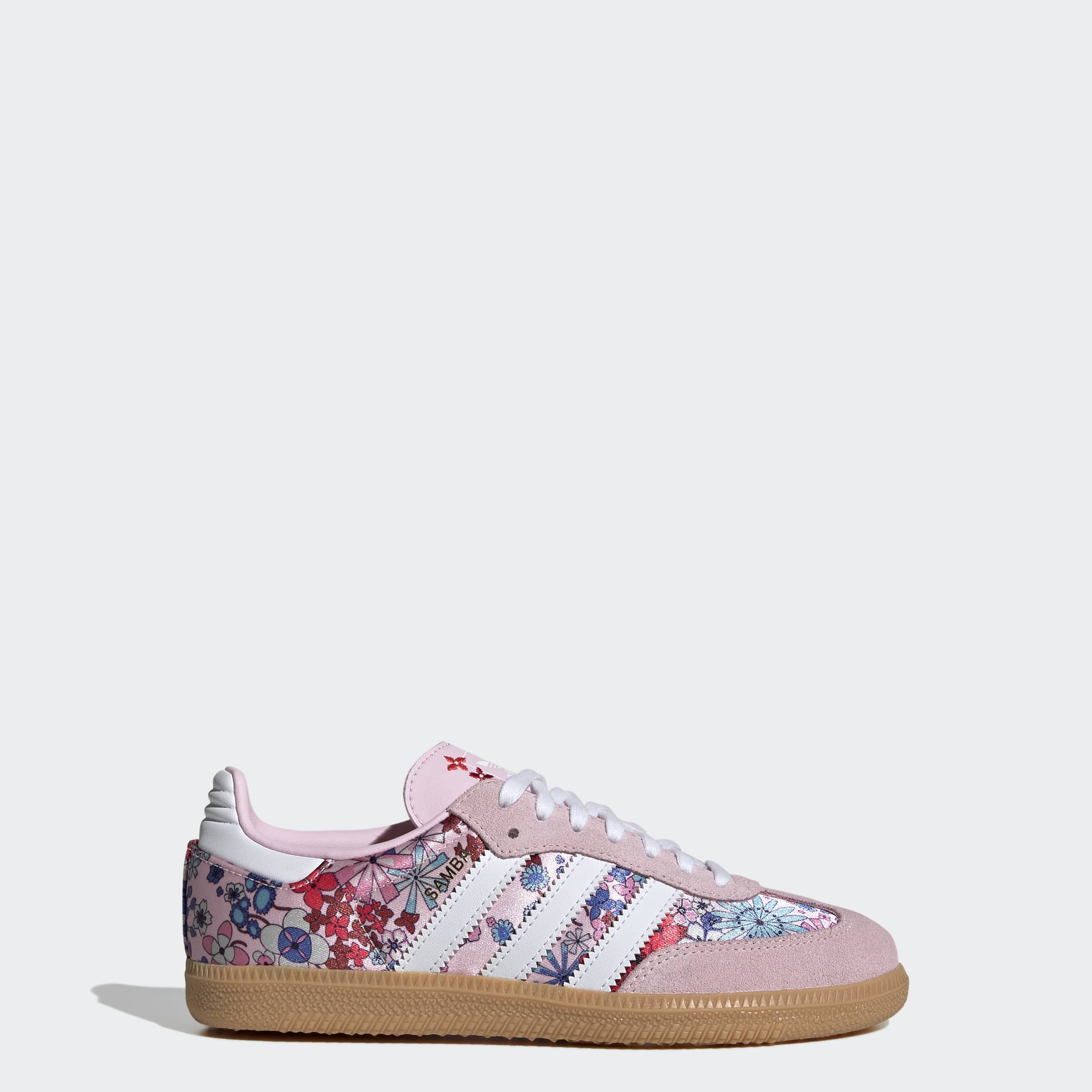 Big Kids adidas Originals Samba OG x Liberty London Shoes Clear Pink