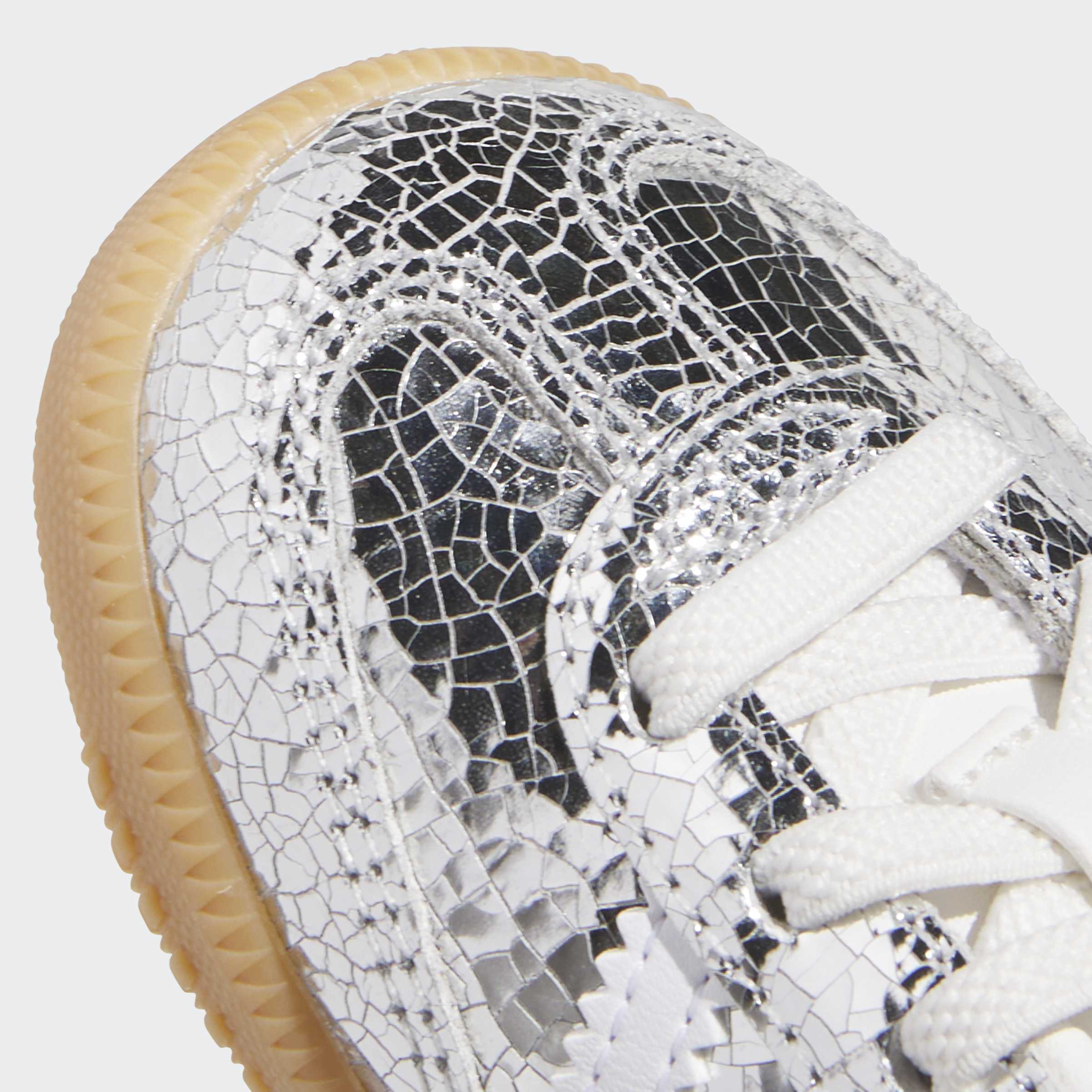 Toddlers adidas Originals Samba OG Shoes Silver Metallic / Cloud White / Gum