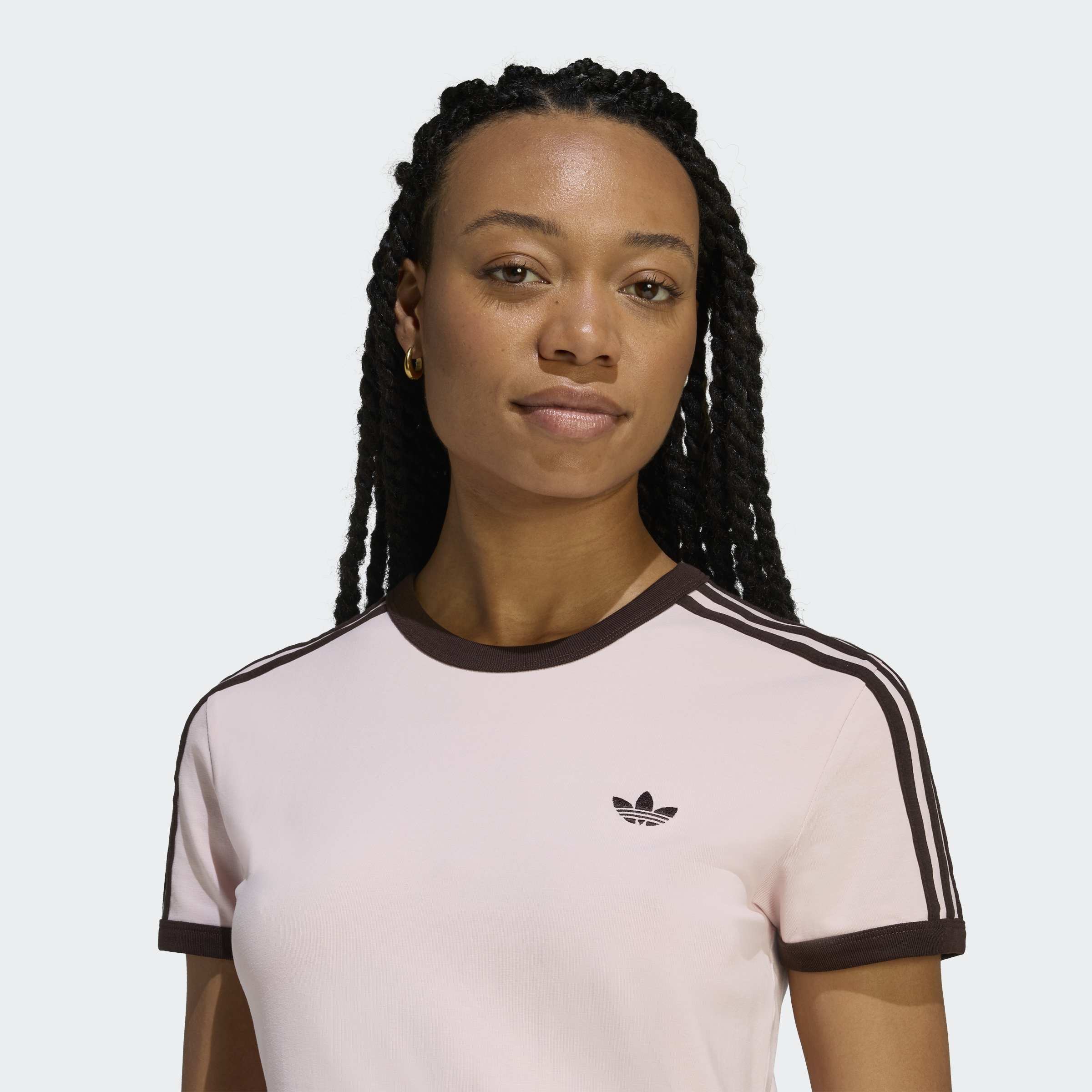 Women's adidas Originals 3-Stripes Slim Dress Sandy Pink