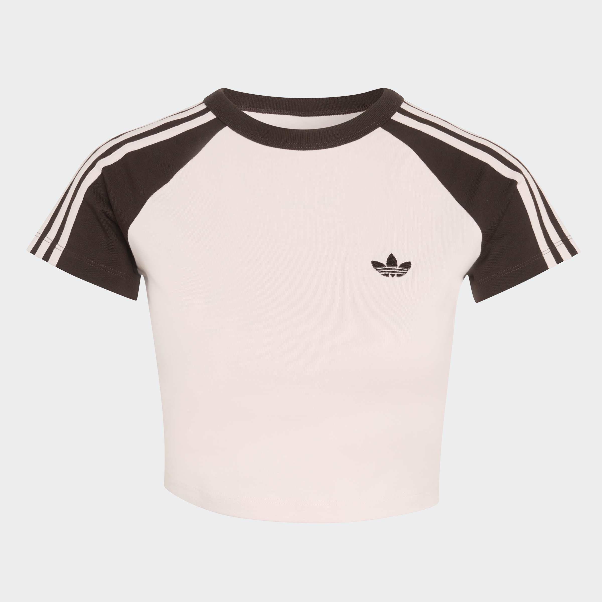 Women's adidas Originals SST Baby Tee Sandy Pink
