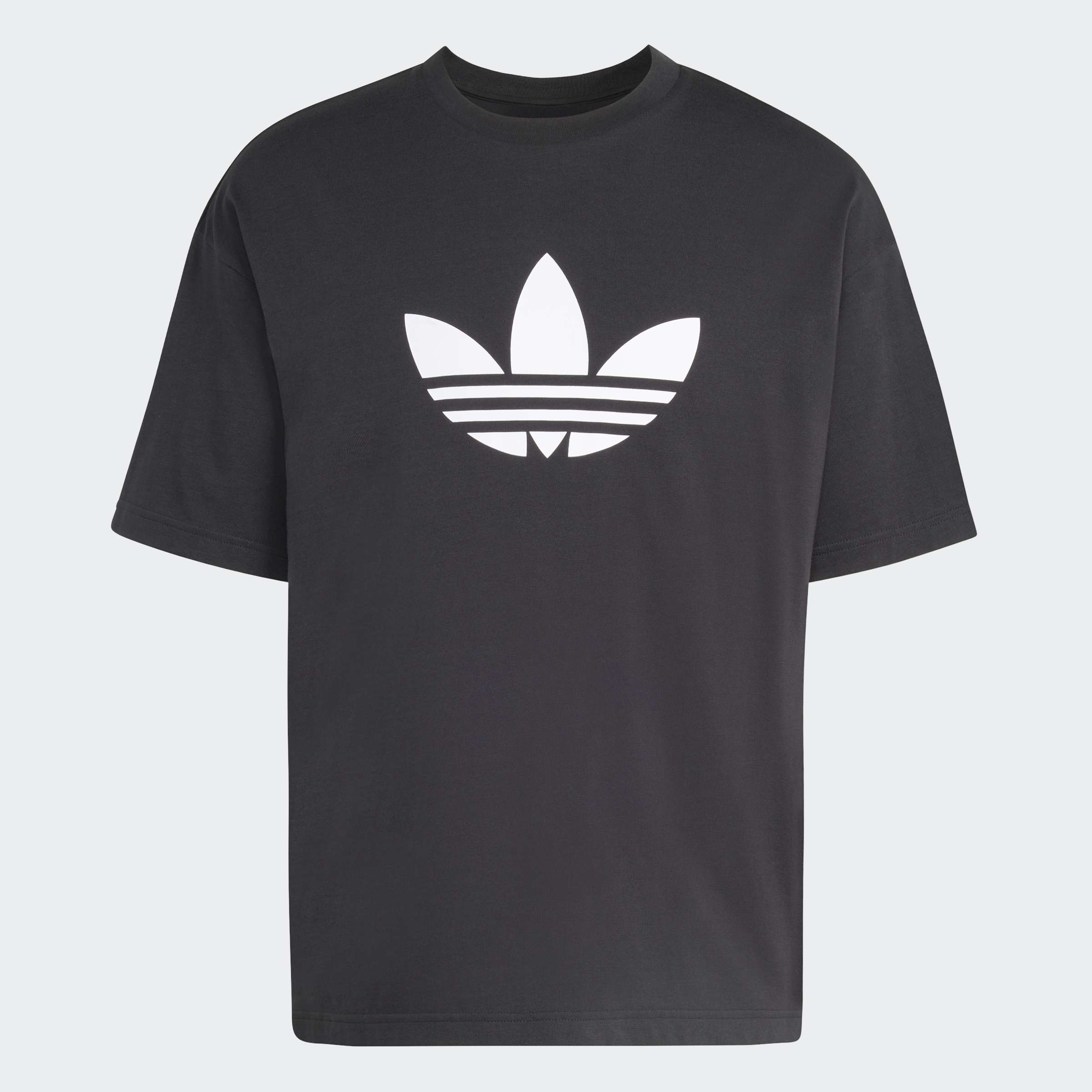 Men's adidas Originals Adicolor Trefoil Tee Black