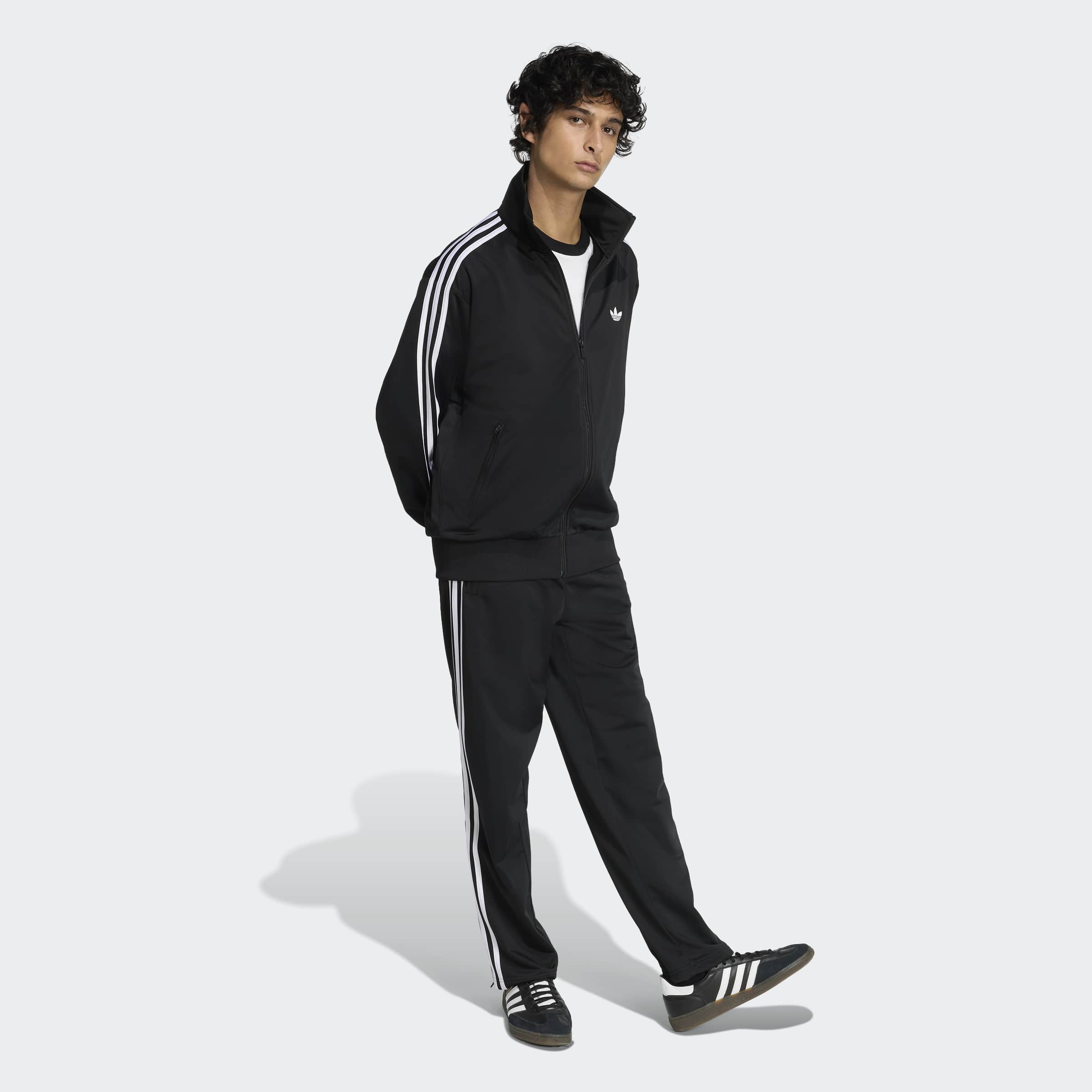 Men's adidas Originals Firebird Track Jacket Black