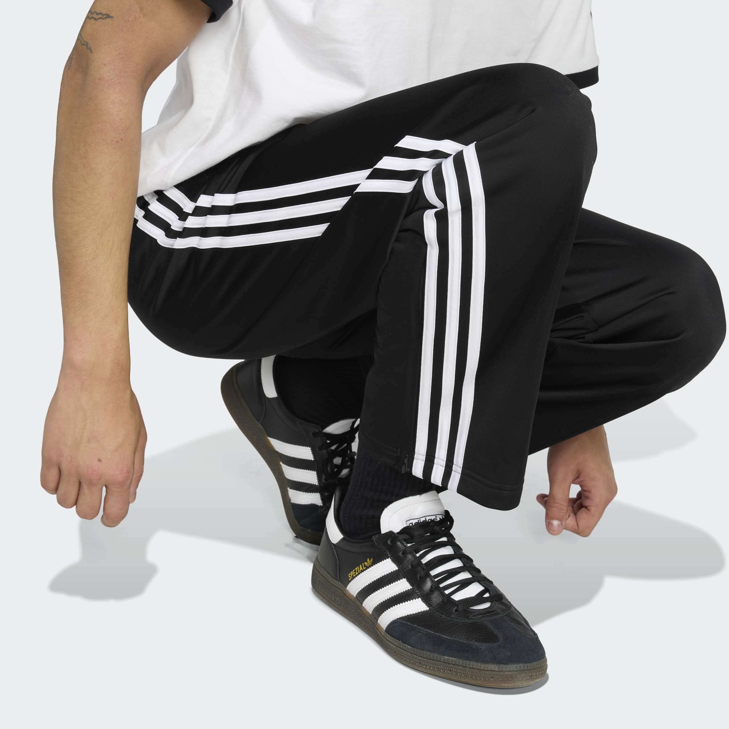 Men's adidas Originals Firebird Track Pants Black