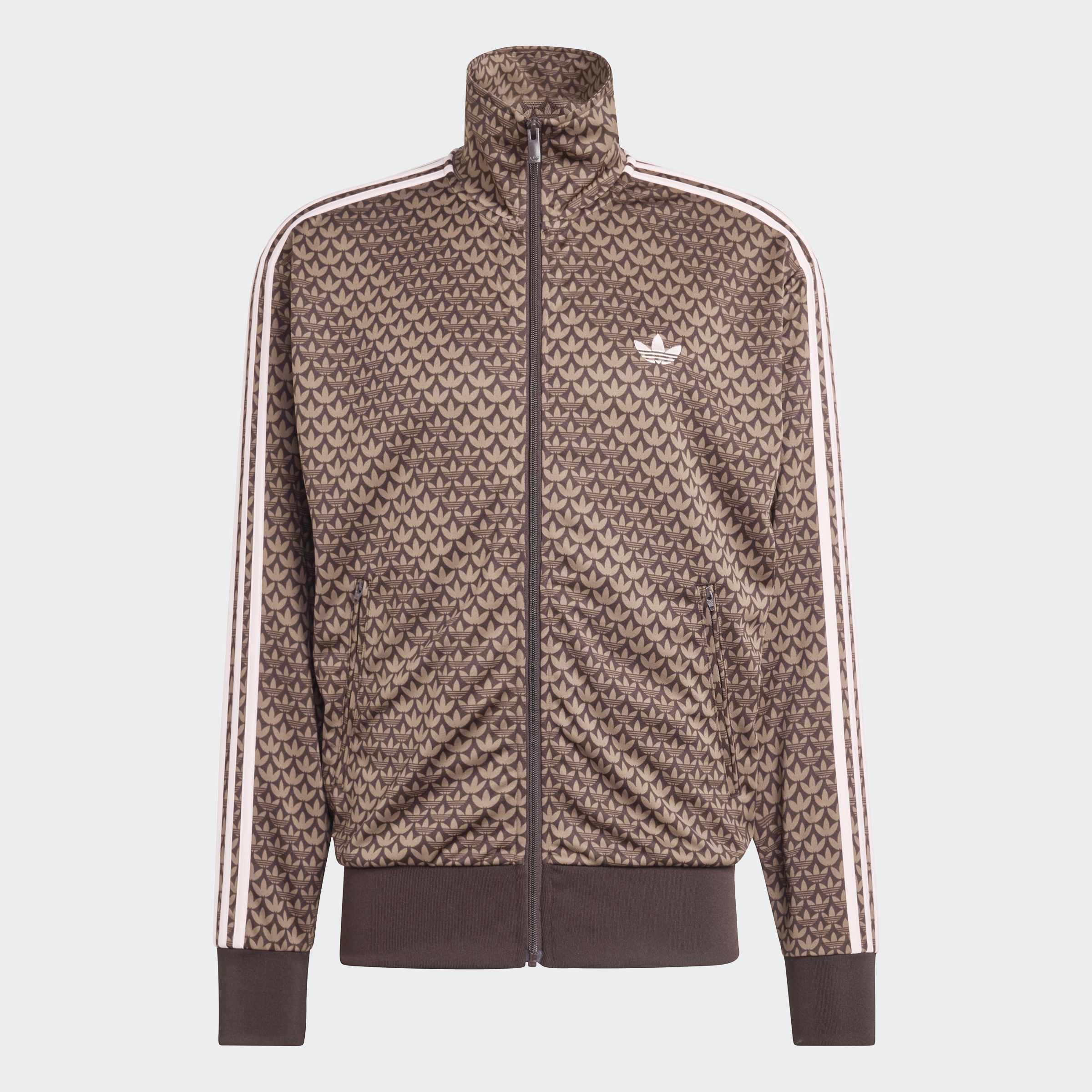 Mens adidas Firebird Loose Monogram Track Jacket | Chicago City Sports