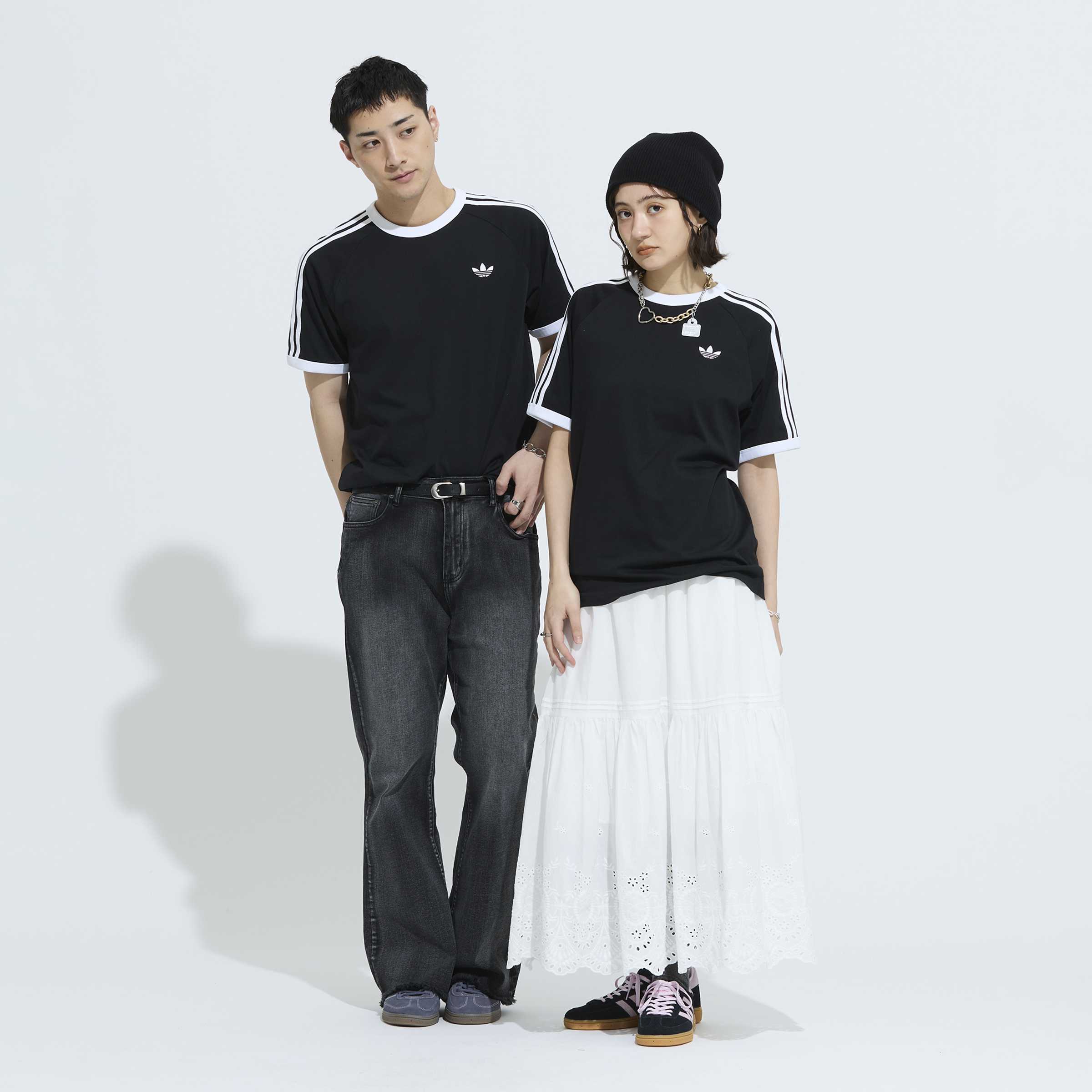 Men's adidas Originals 3-Stripes T-Shirt Black
