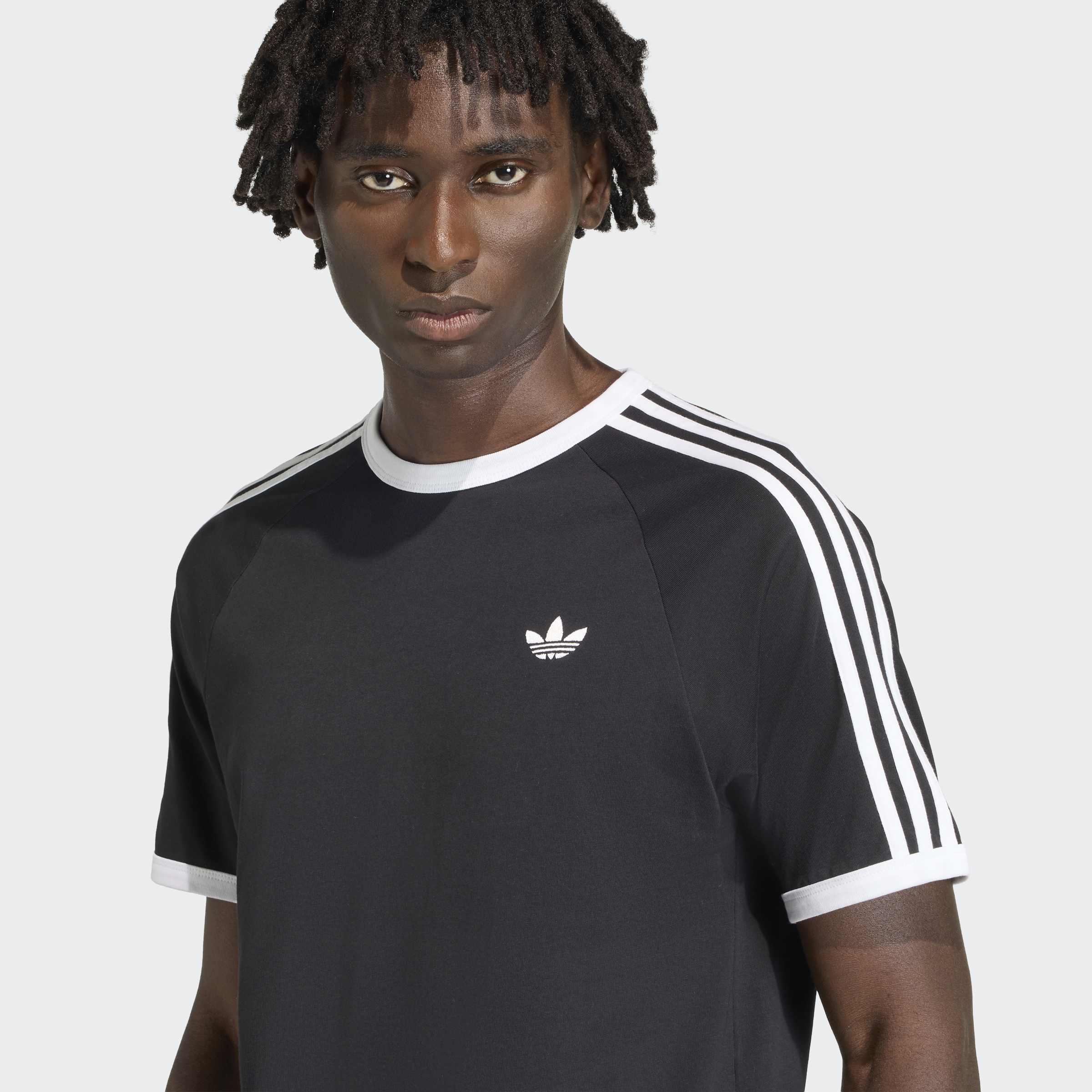 Men's adidas Originals 3-Stripes T-Shirt Black