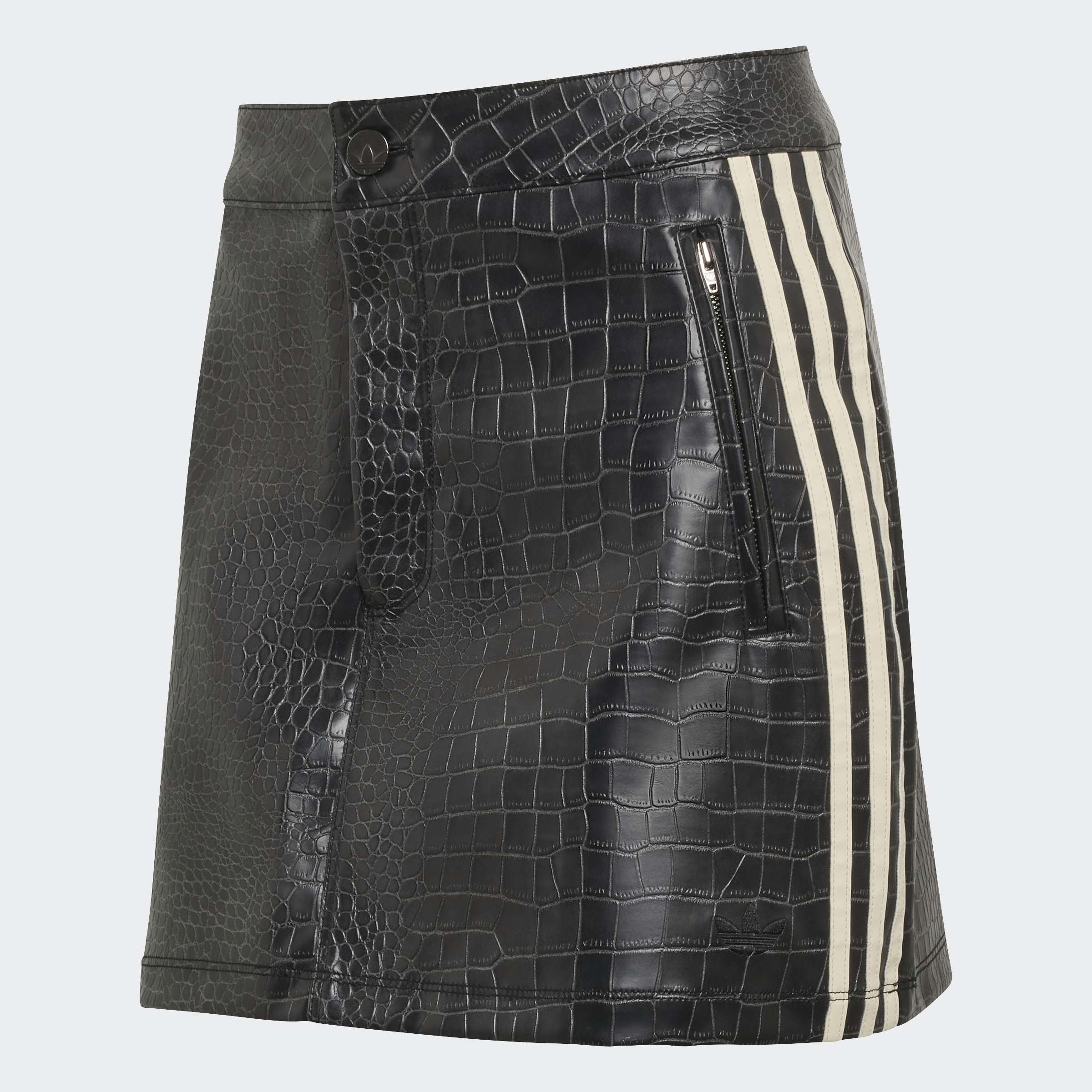 Women's adidas Originals Pleather Mini Skirt Black