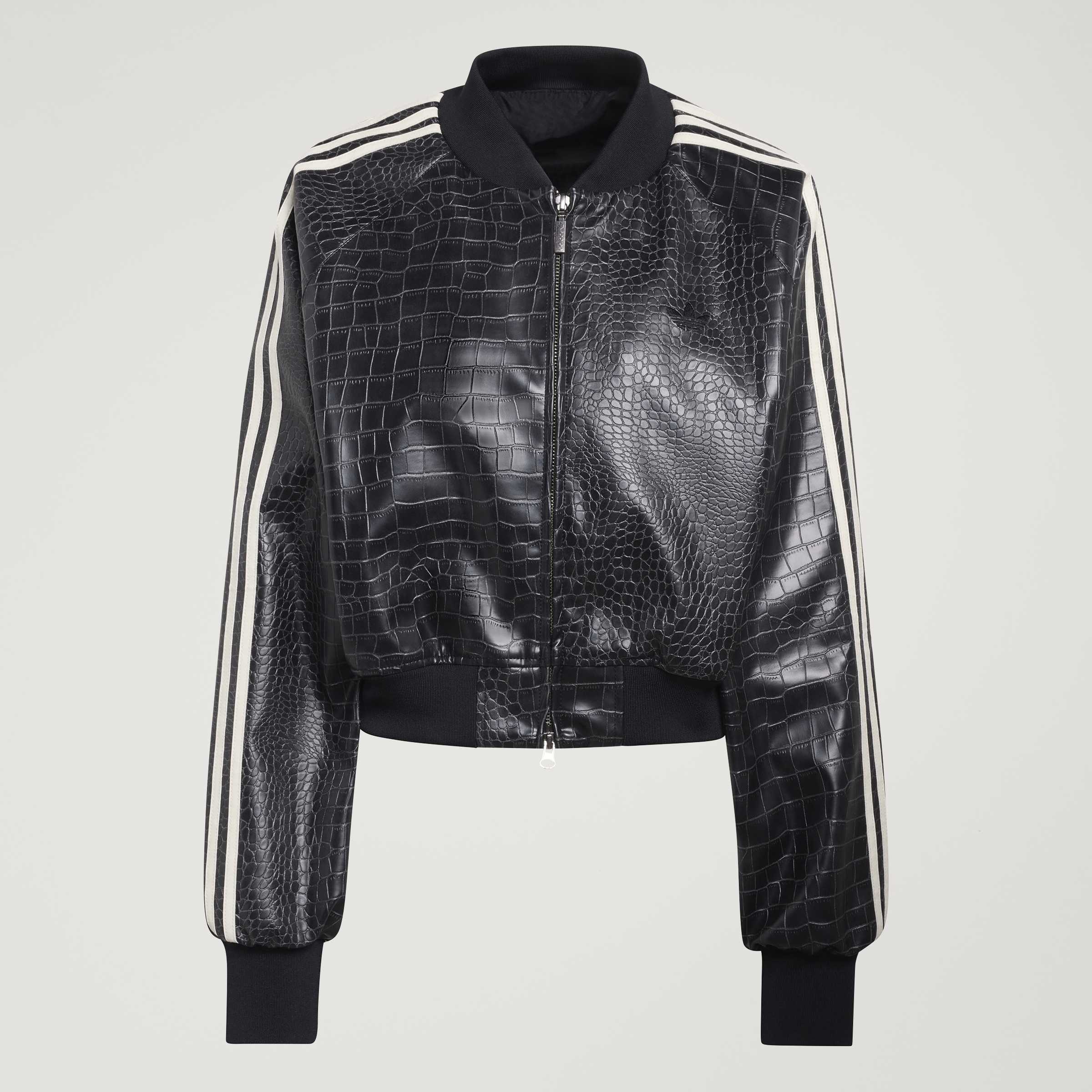 Women's adidas Originals SST Pleather Jacket Black