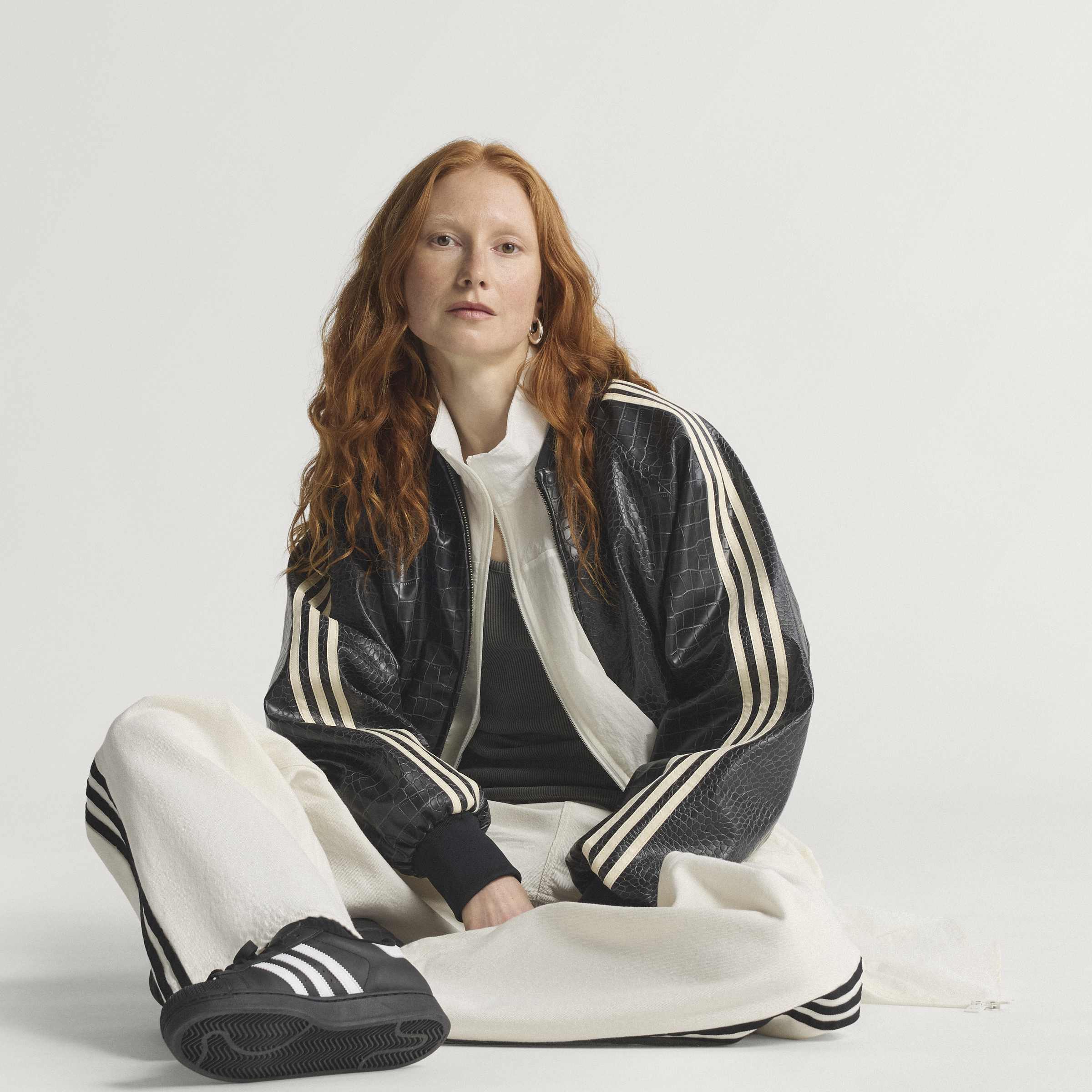Women's adidas Originals SST Pleather Jacket Black