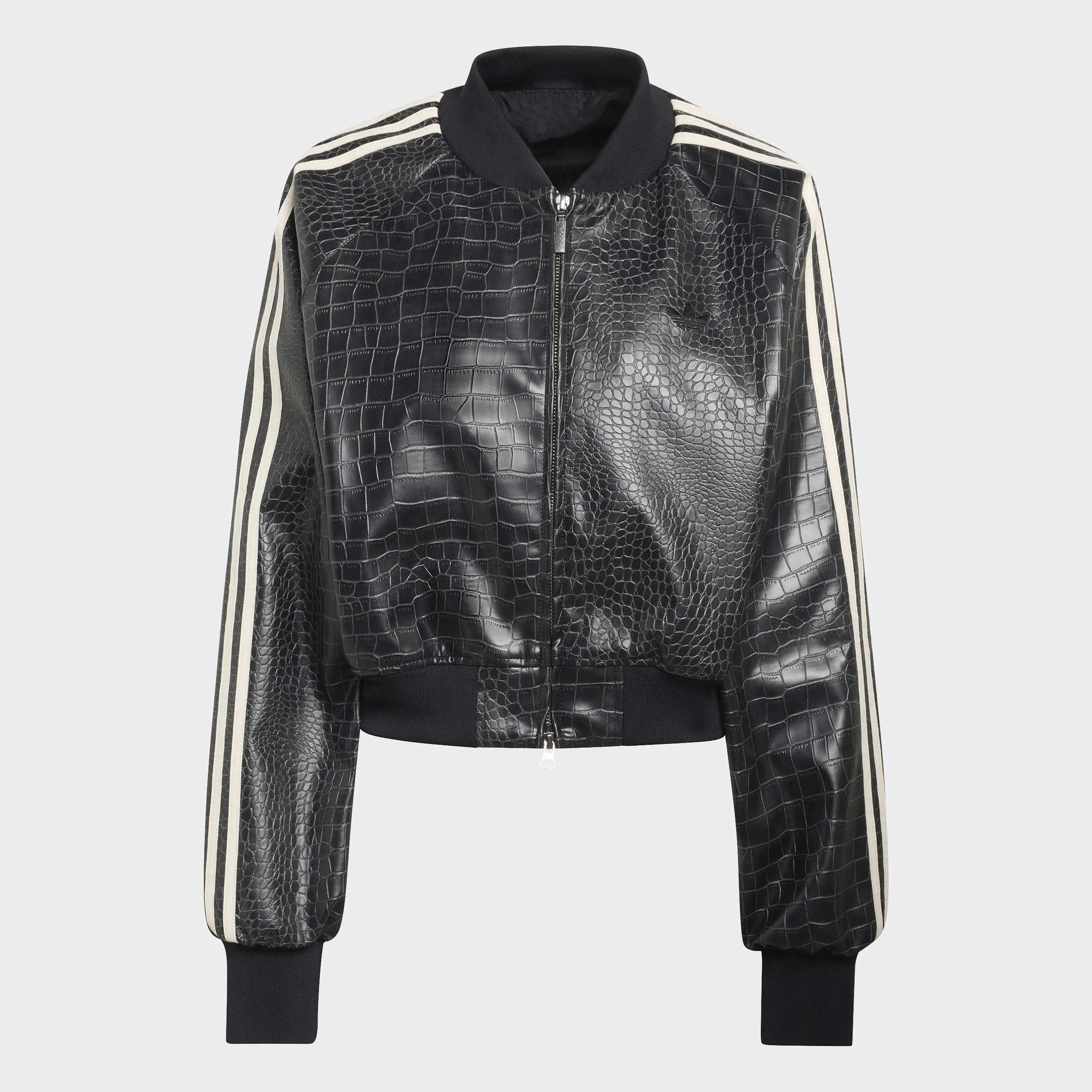 Women's adidas Originals SST Pleather Jacket Black