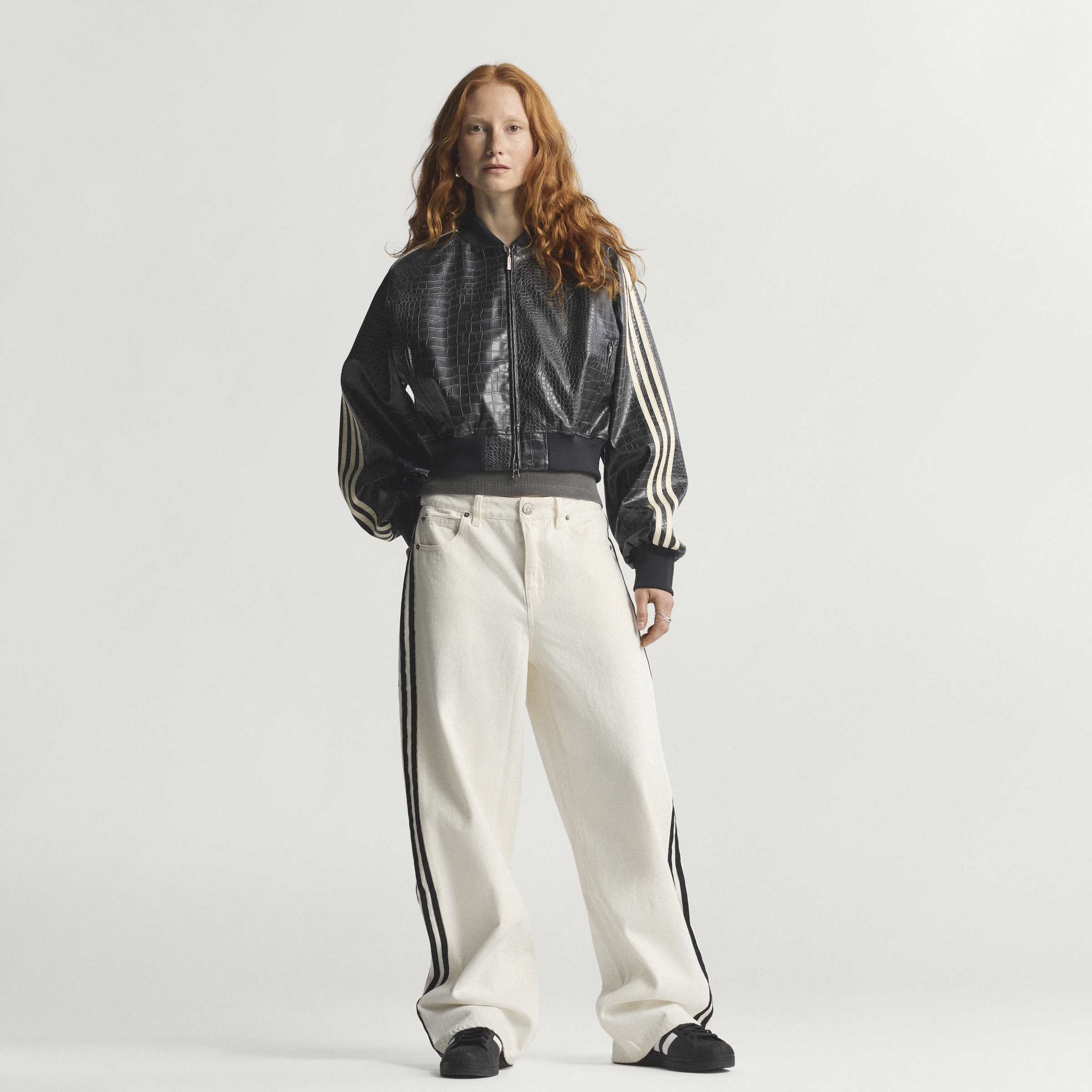 Women's adidas Originals SST Pleather Jacket Black