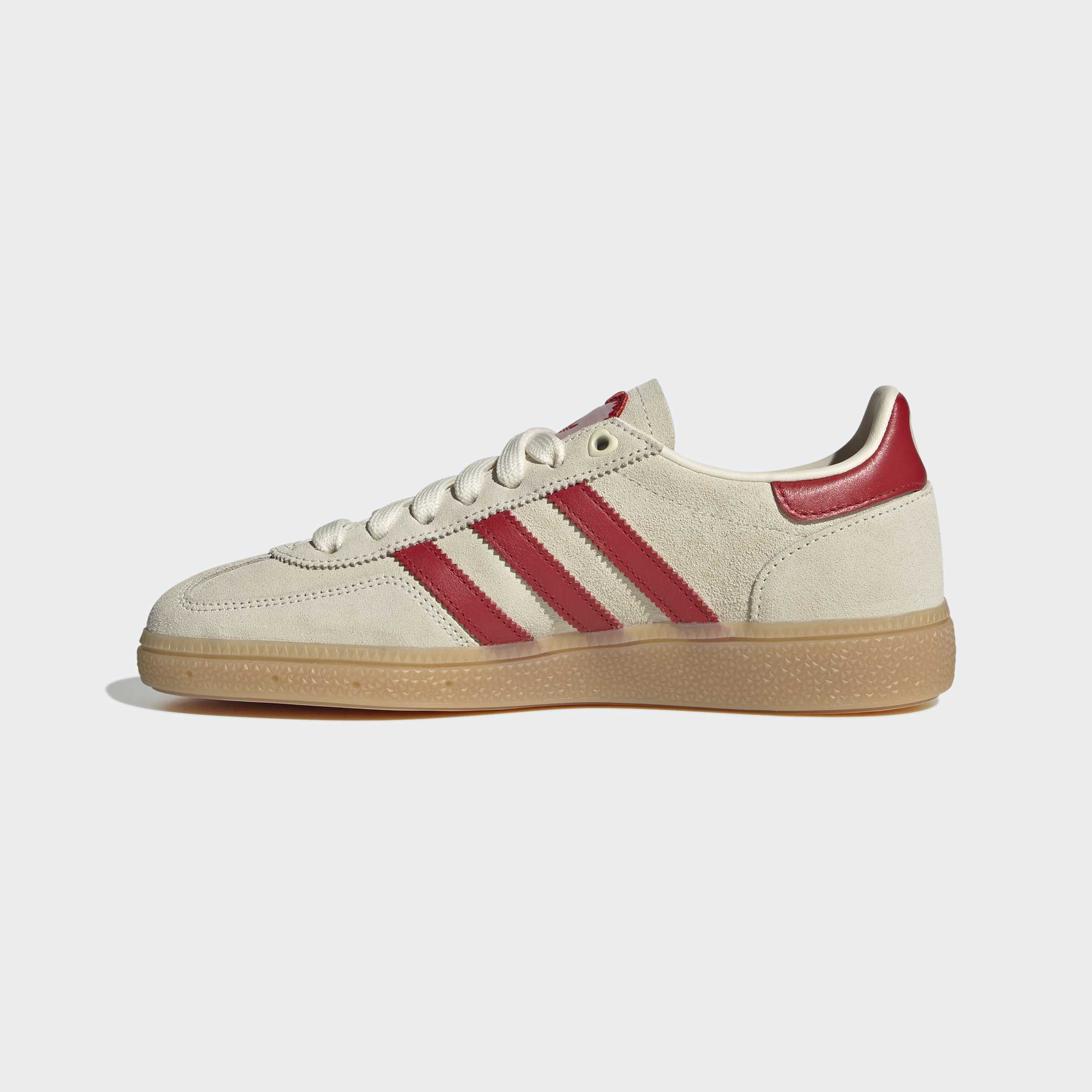 Women's adidas Originals Handball Spezial Shoes Cream White / Better Scarlet