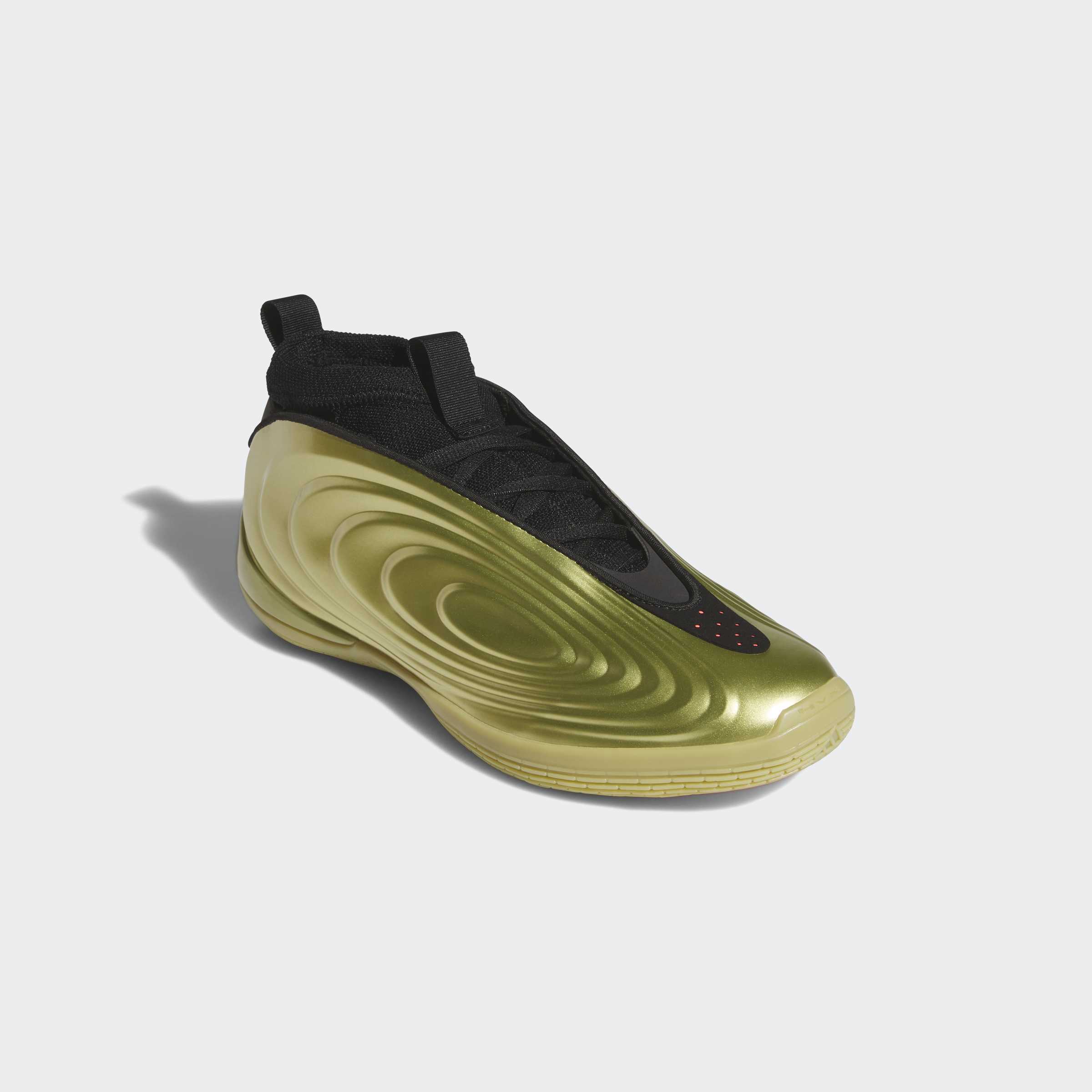 Men's adidas Basketball James Harden Volume 10 Shoes Gold Metallic