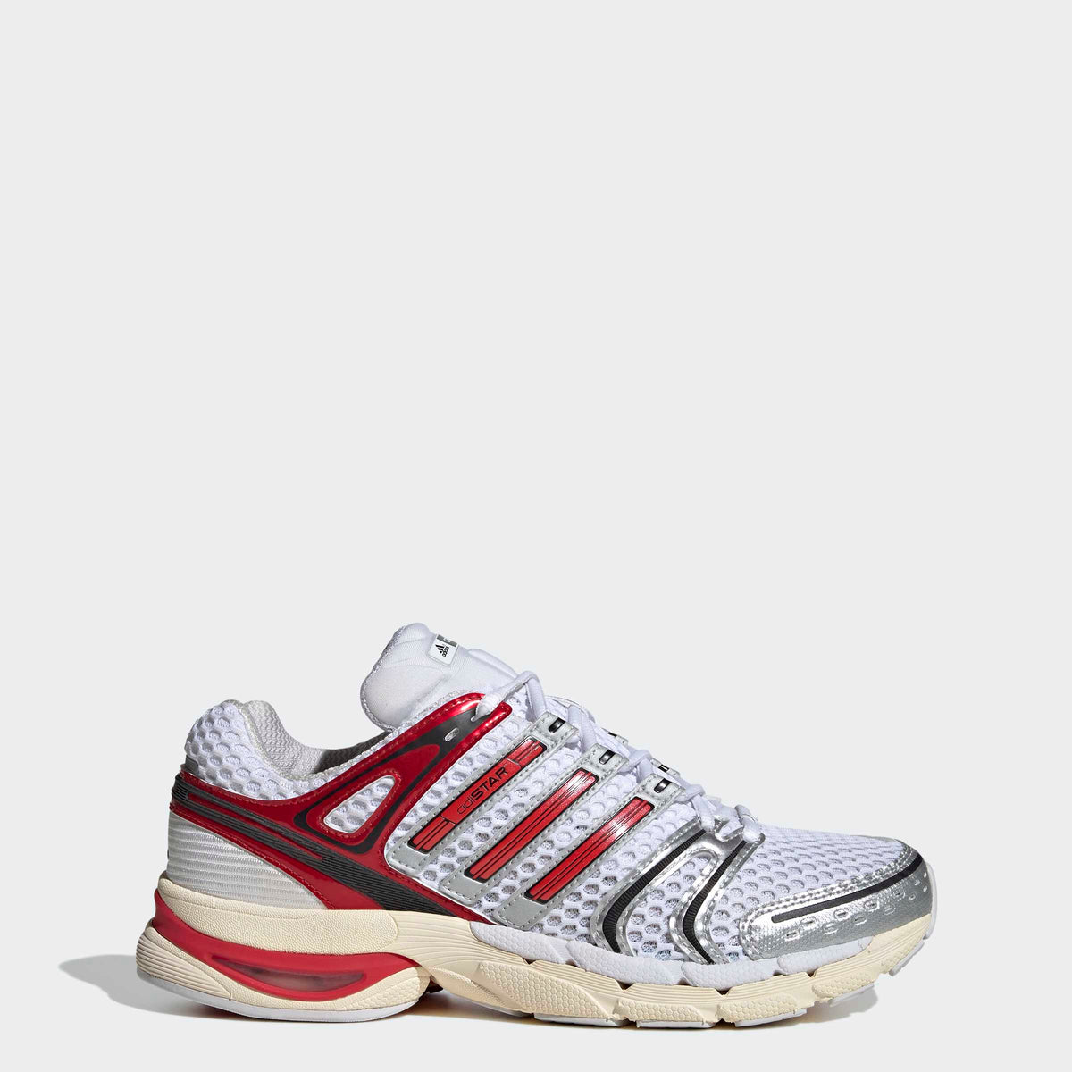 adidas Men\'s Gray and Red Athletic Running Shoes Adidas Men main image 2