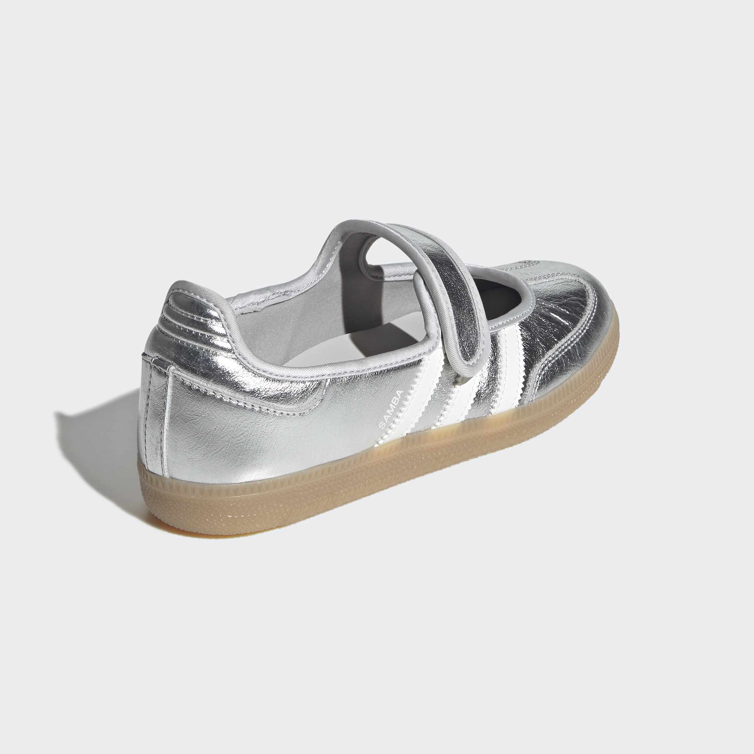Women's adidas Originals Samba Jane Shoes Silver Metallic