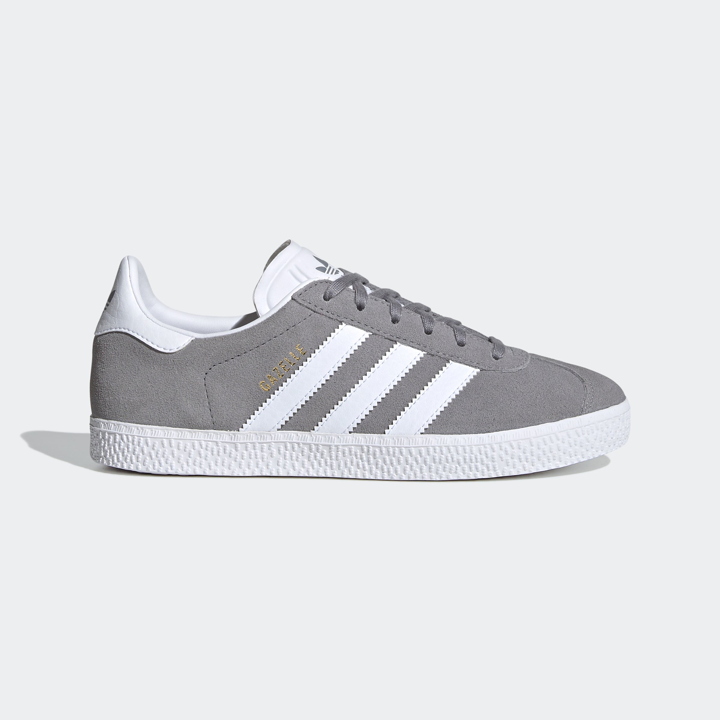 Kids adidas Originals Gazelle Shoes Grey Three