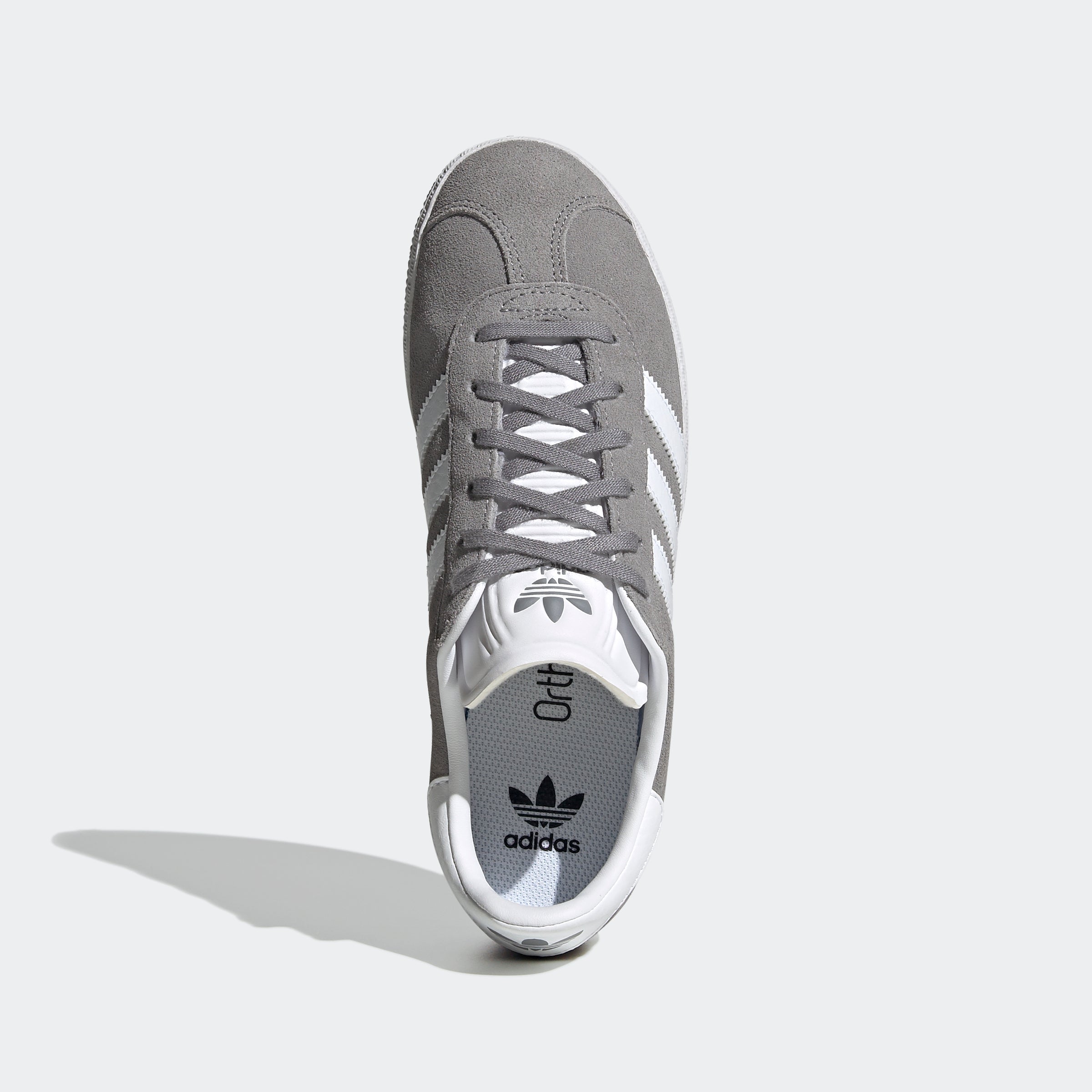 Kids adidas Originals Gazelle Shoes Grey Three