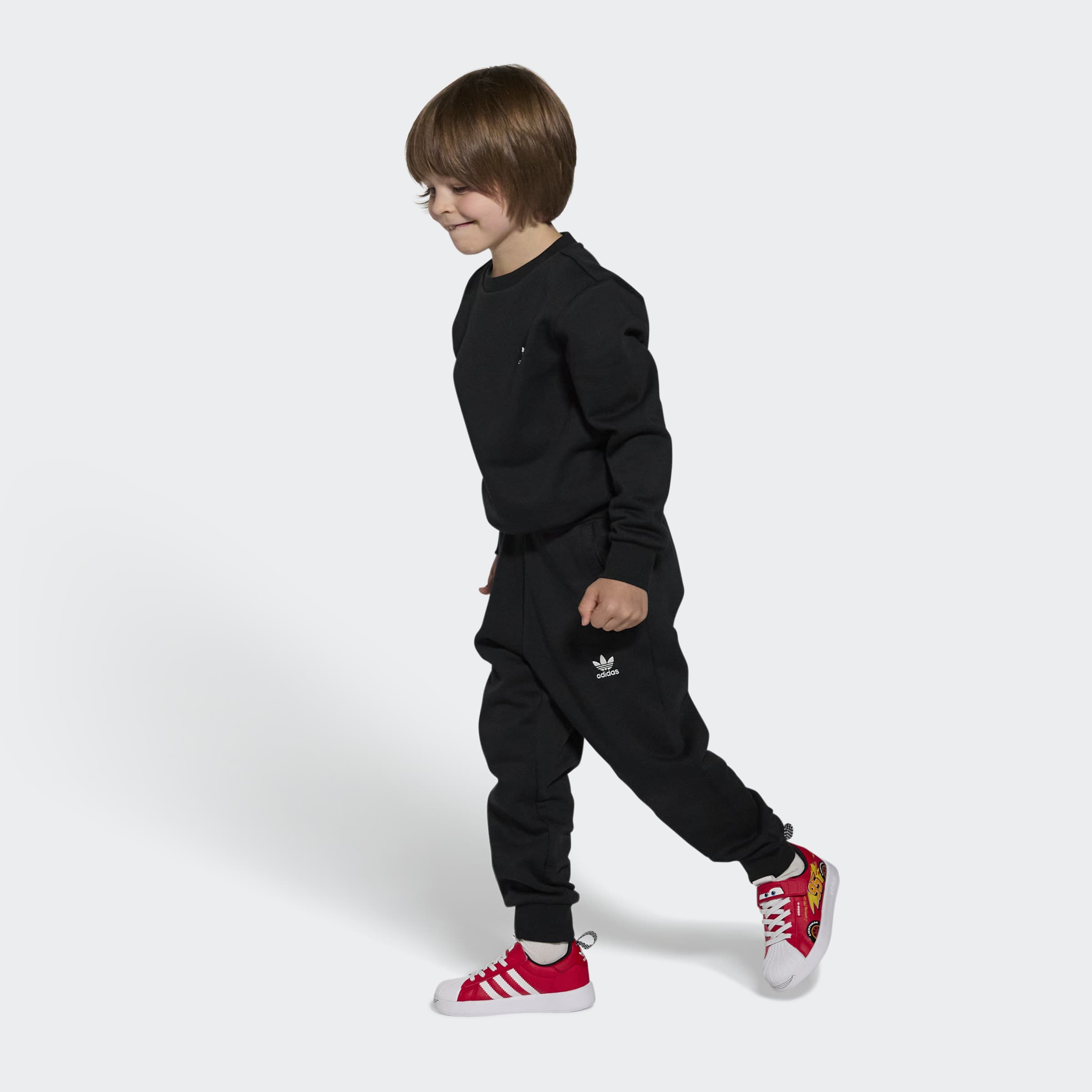 Little Kids adidas Originals Pixar Cars Adifom Superstar 360 Shoes Pure Ruby