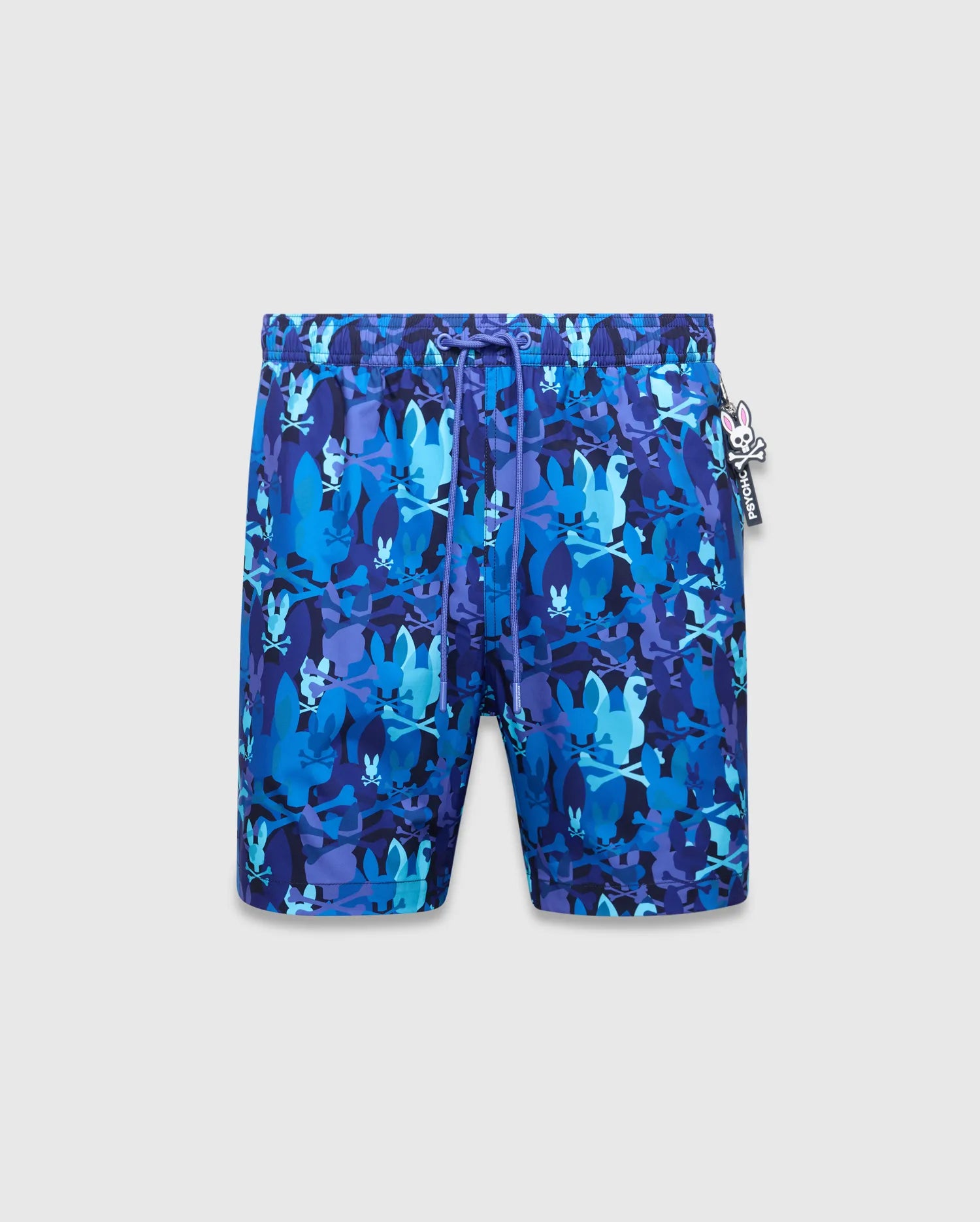 Men's Psycho Bunny Tanner Swim Trunk 6" Multi Blue