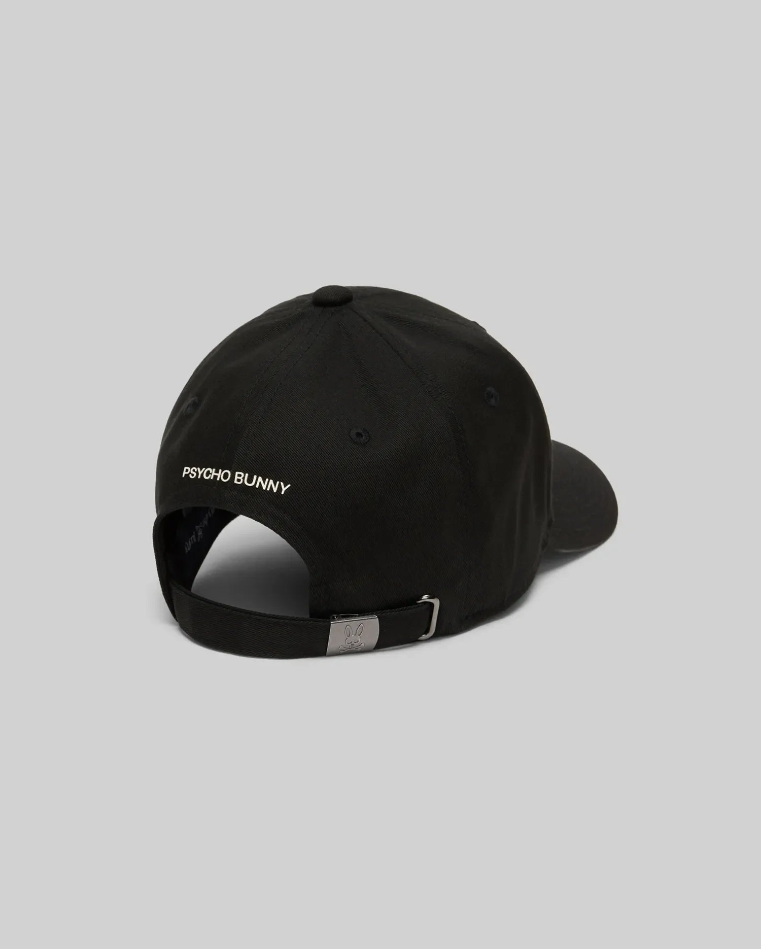 Men's Psycho Bunny Grant Baseball Cap Blackened Pearl