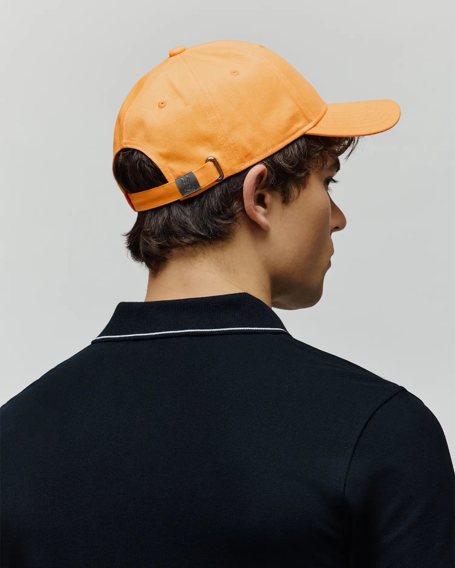 Men's Psycho Bunny Olivier Baseball Cap Papaya