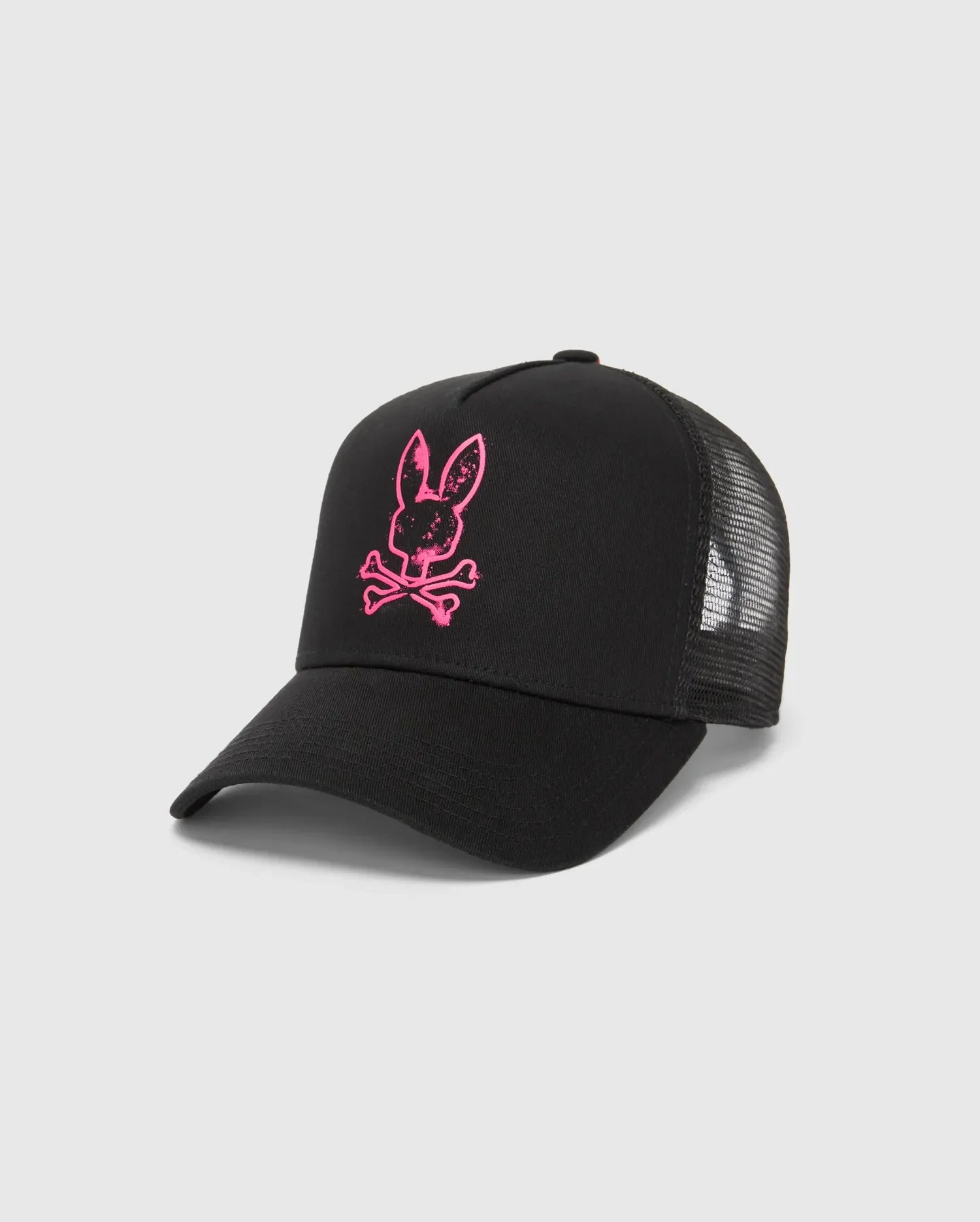 Men's Psycho Bunny Duncan Trucker Cap Black