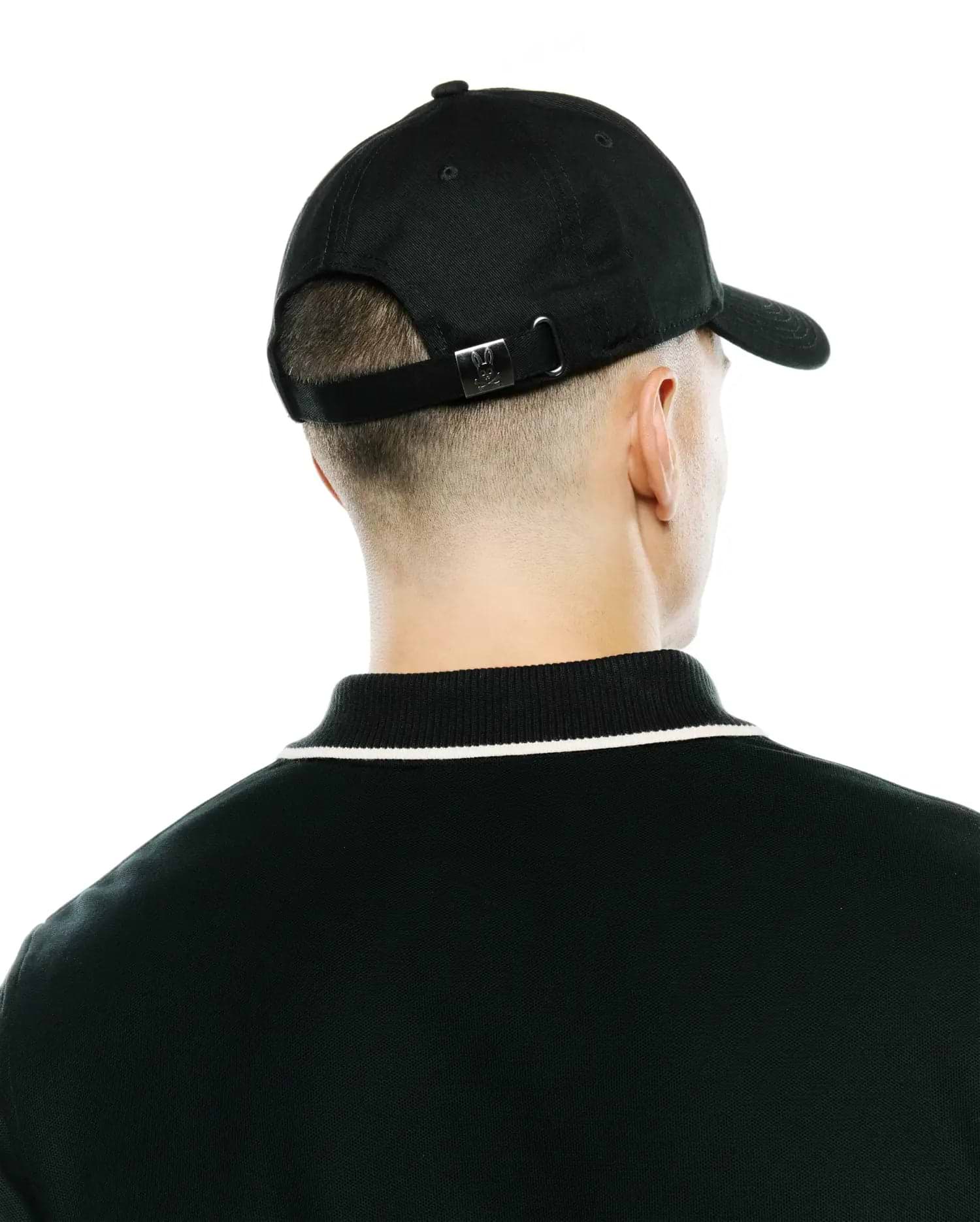 Psycho Bunny Jaydon Baseball Cap Black