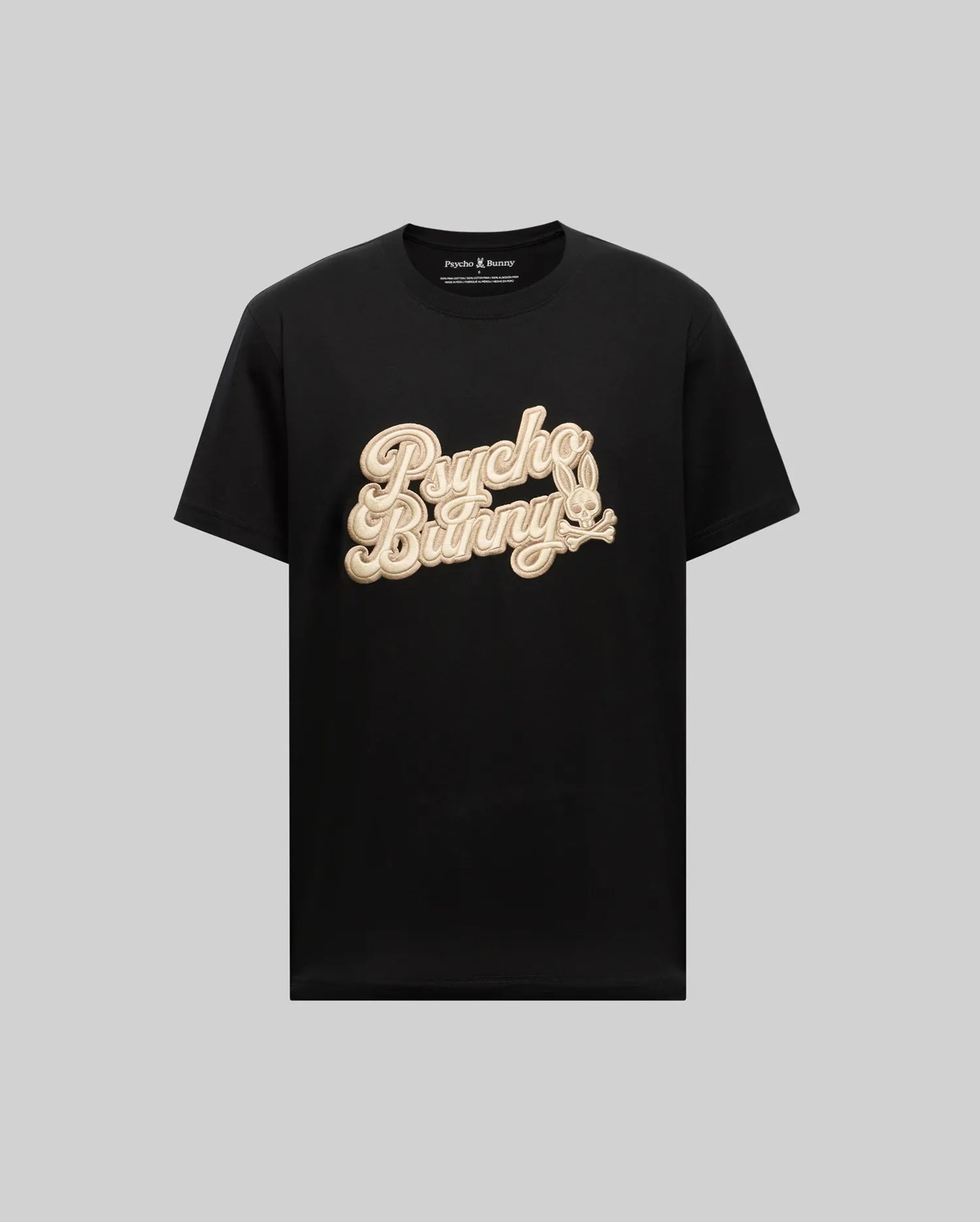 Men's Psycho Bunny Elias Graphic Tee Black