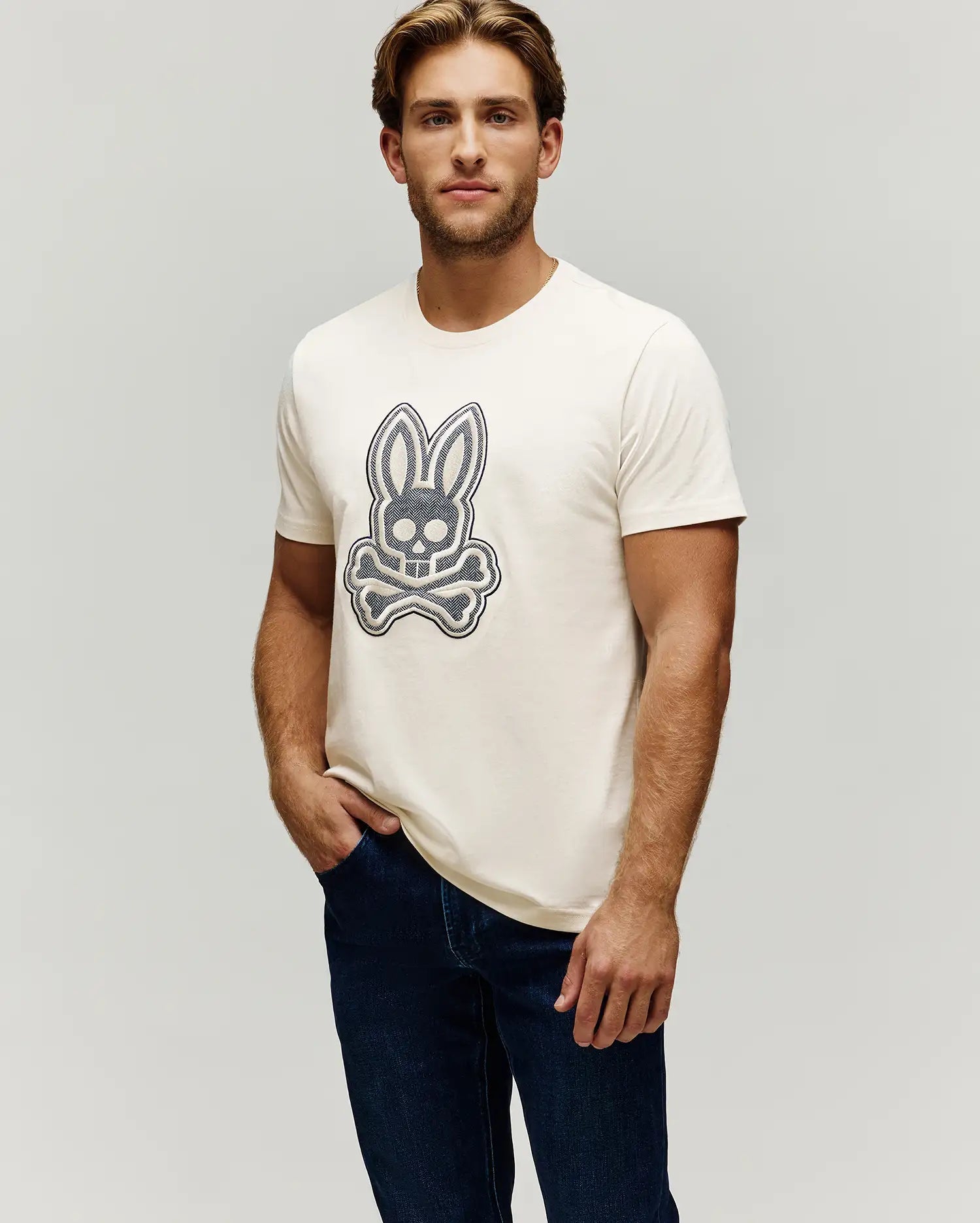 Men's Psycho Bunny Marlo Graphic Tee Pristine