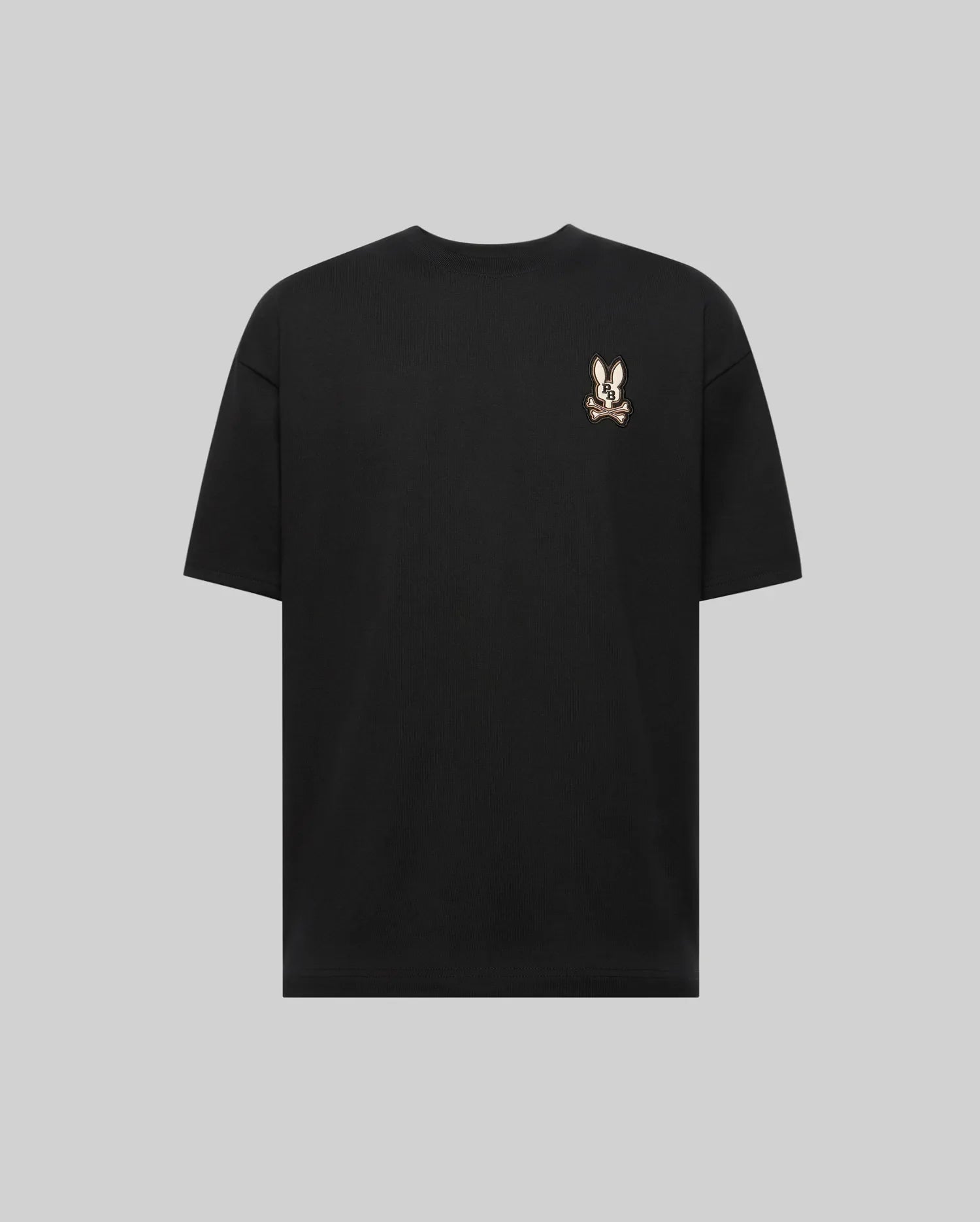 Men's Psycho Bunny Wade Relaxed Fit Chest Tee Black