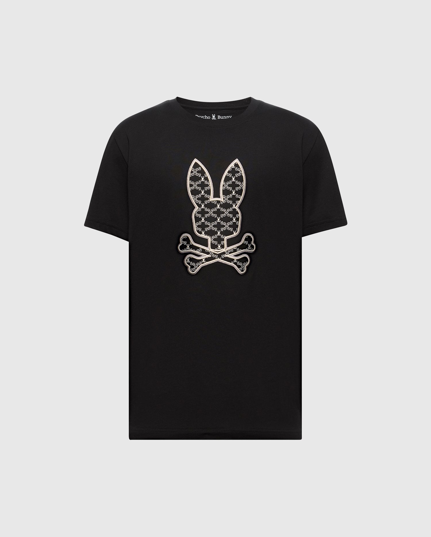 Men's Psycho Bunny Fair Isle Graphic Tee Black | Chicago City Sports