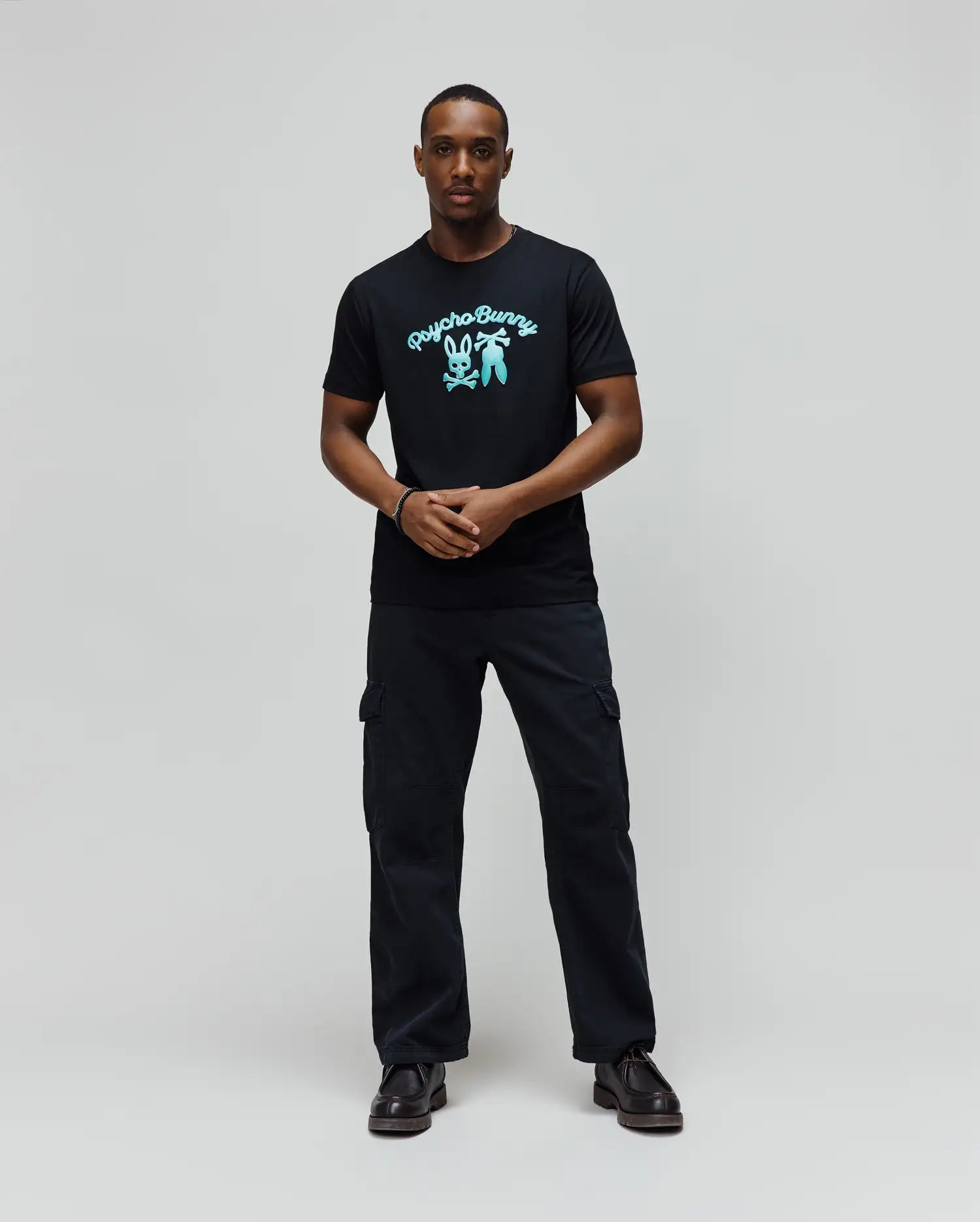 Men's Psycho Bunny Aram Graphic Tee Black