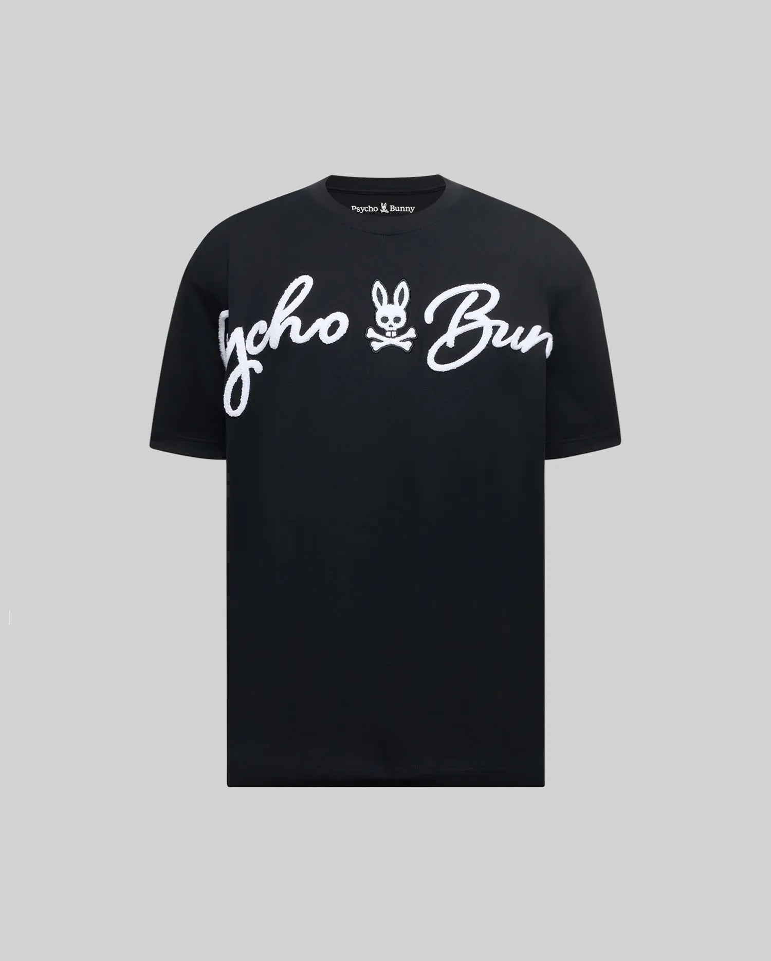 Men's Psycho Bunny Tate Oversized Graphic Tee Black | Chicago City