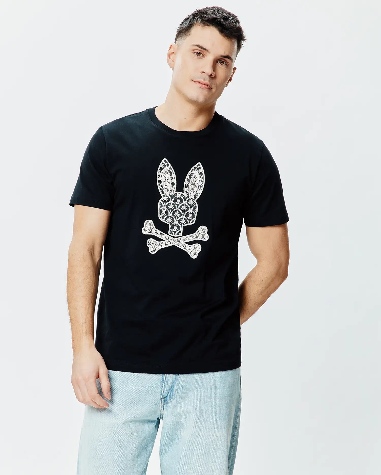 Men's Psycho Bunny Brad Graphic Tee Black