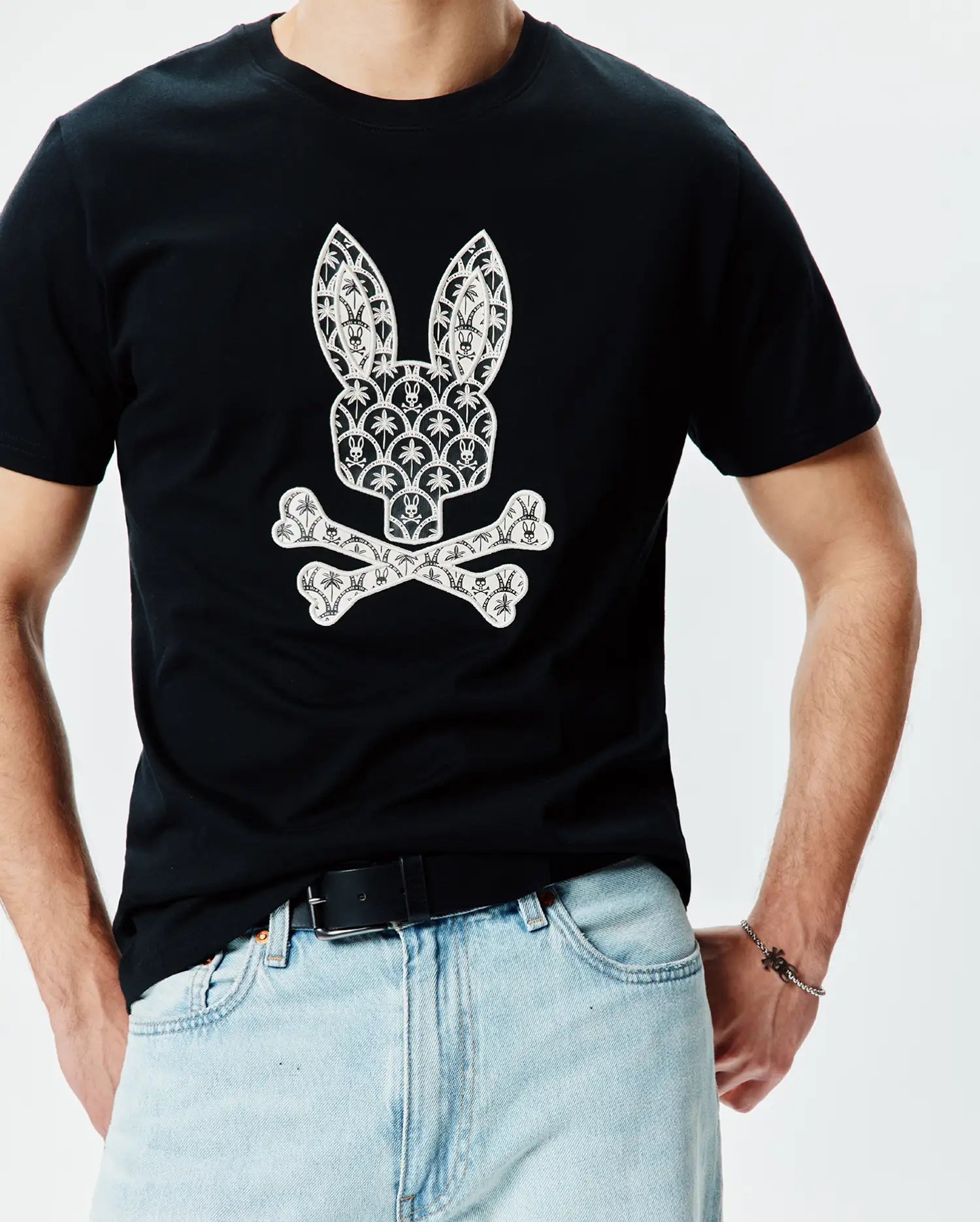 Men's Psycho Bunny Brad Graphic Tee Black