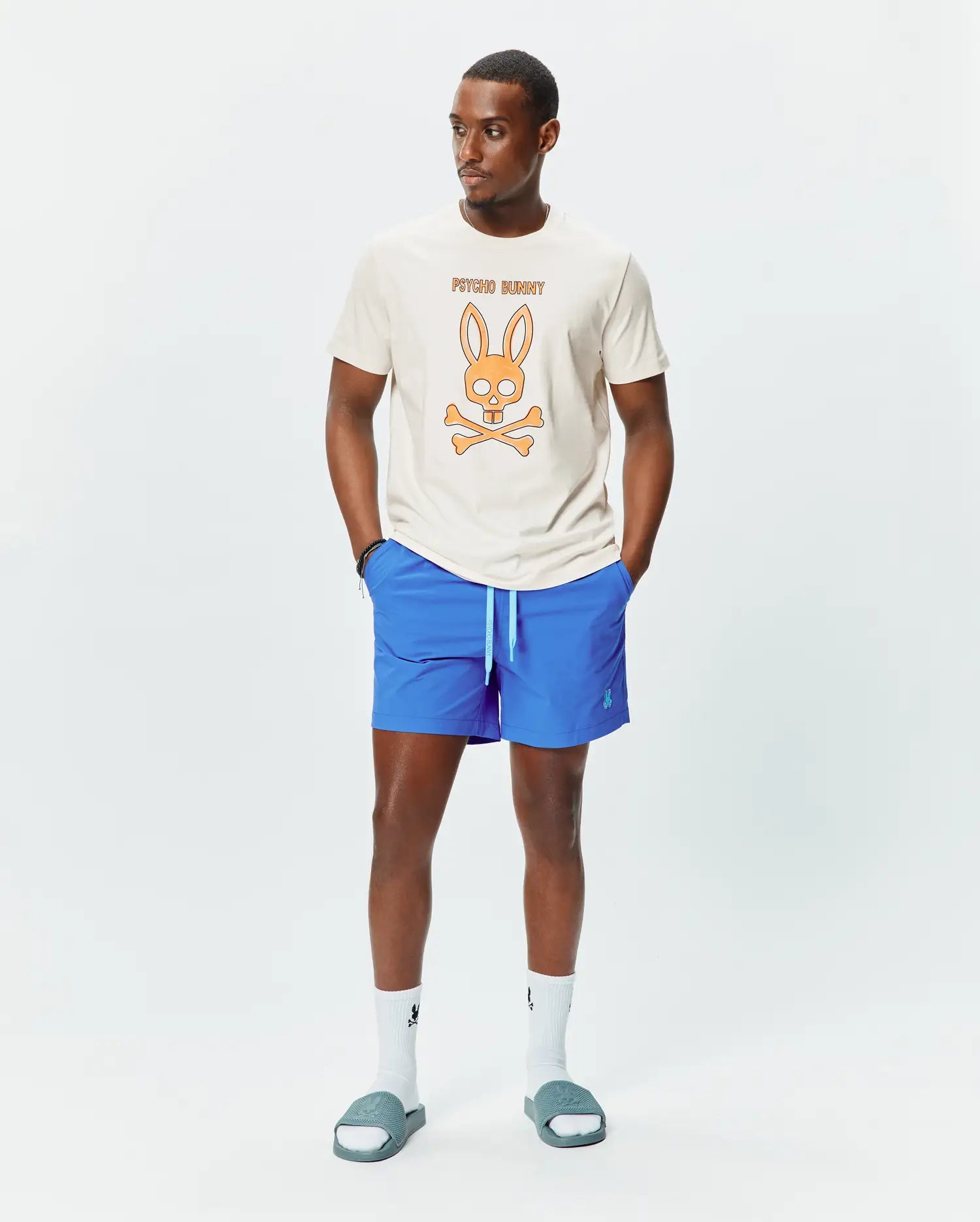 Men's Psycho Bunny Adler Graphic Tee Pristine