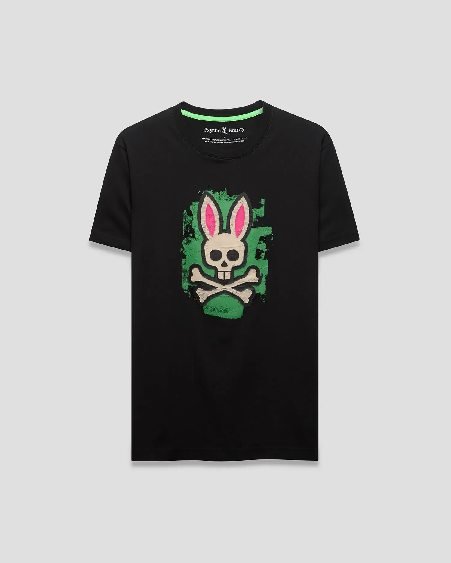 Men's Psycho Bunny Marcus Graphic Tee Black