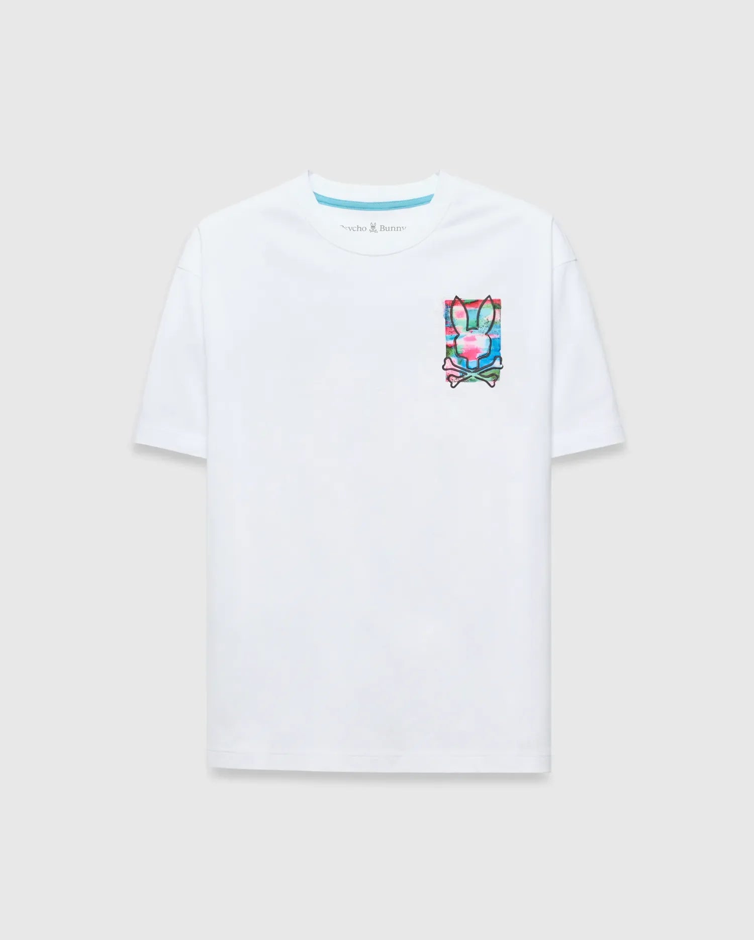 Men's Psycho Bunny Issac Oversized Tee White