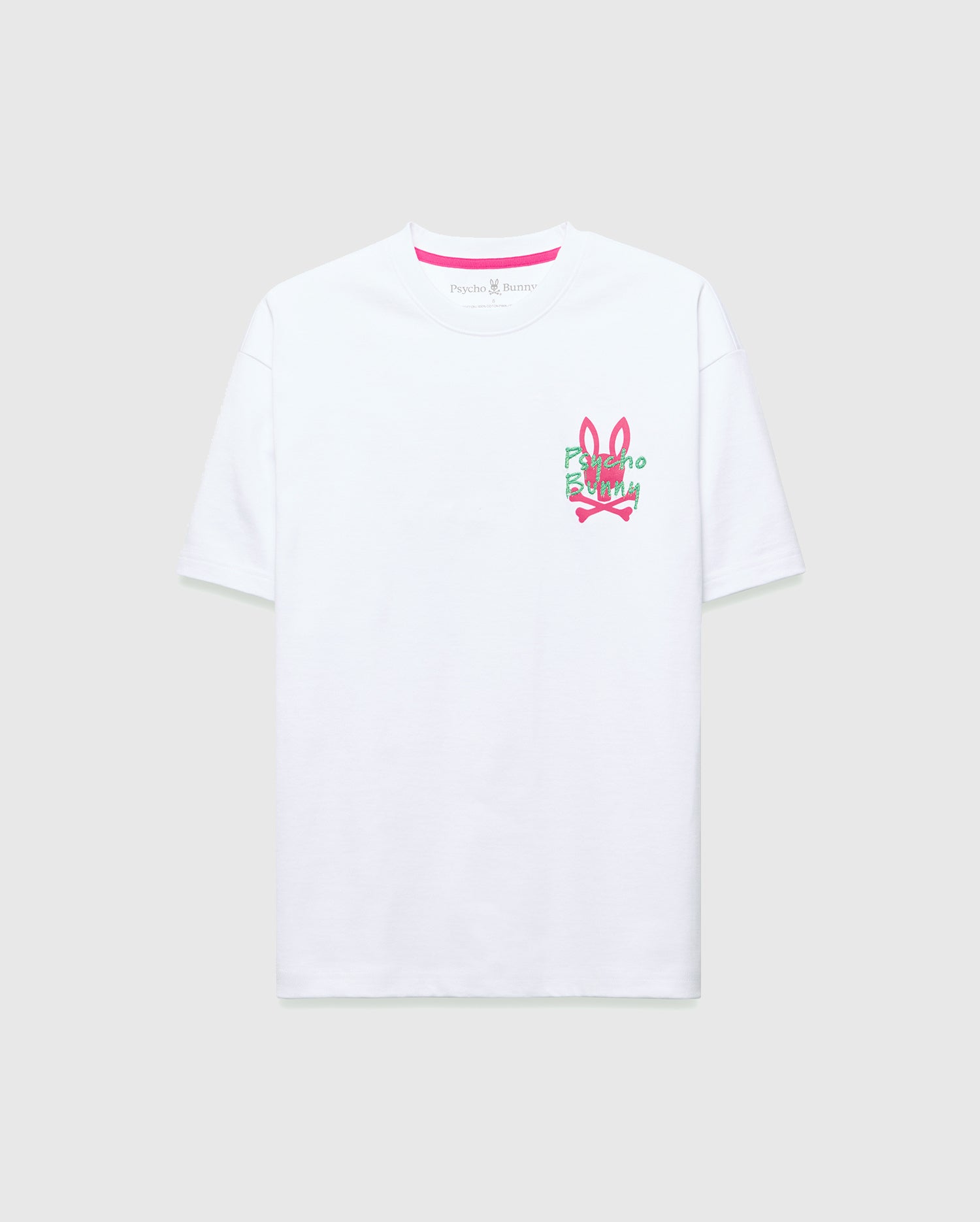 Men's Psycho Bunny Duncan Oversized Tee White