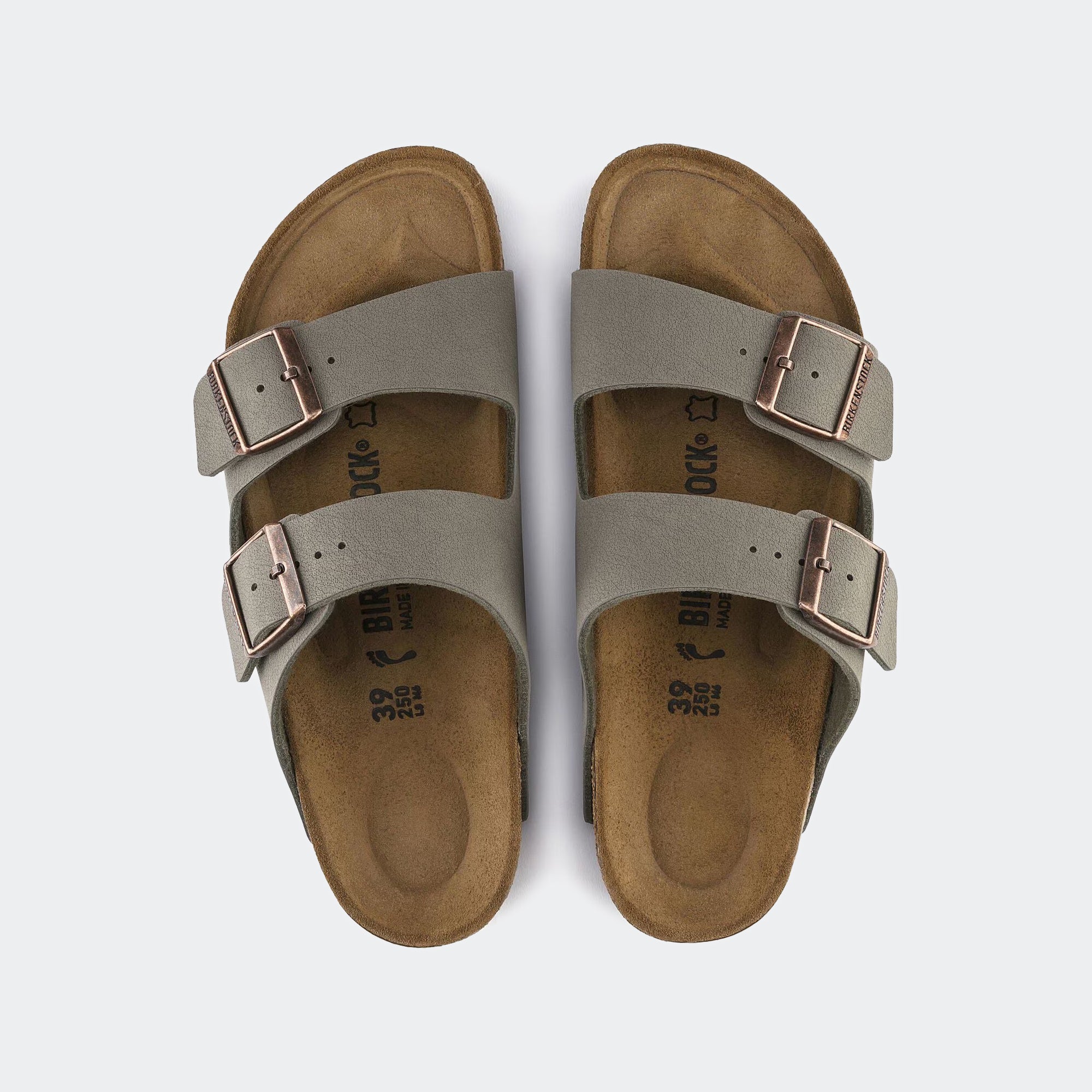 Men's BIRKENSTOCK Arizona Birkubuc Stone