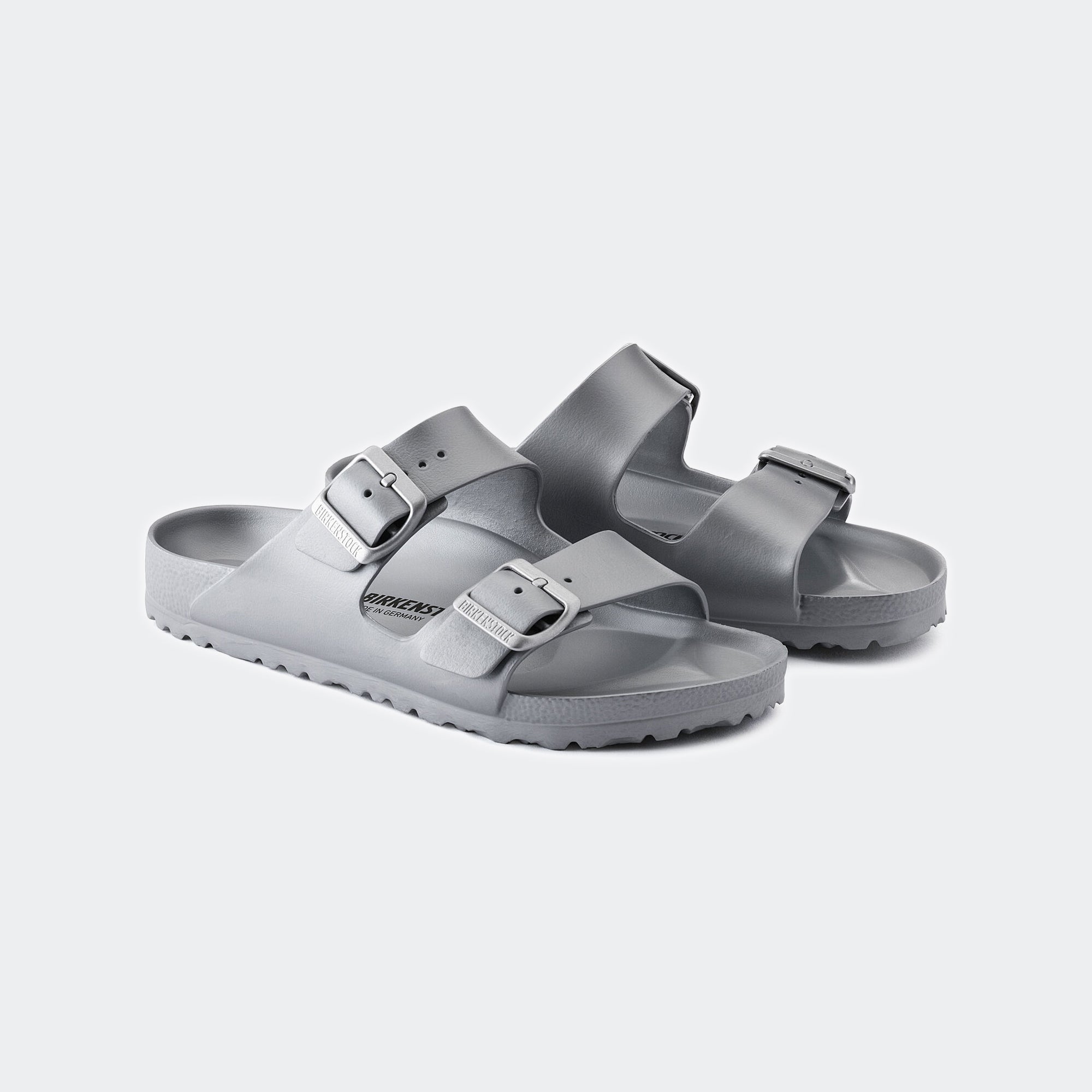 Men's BIRKENSTOCK Arizona Essentials EVA Metallic Silver
