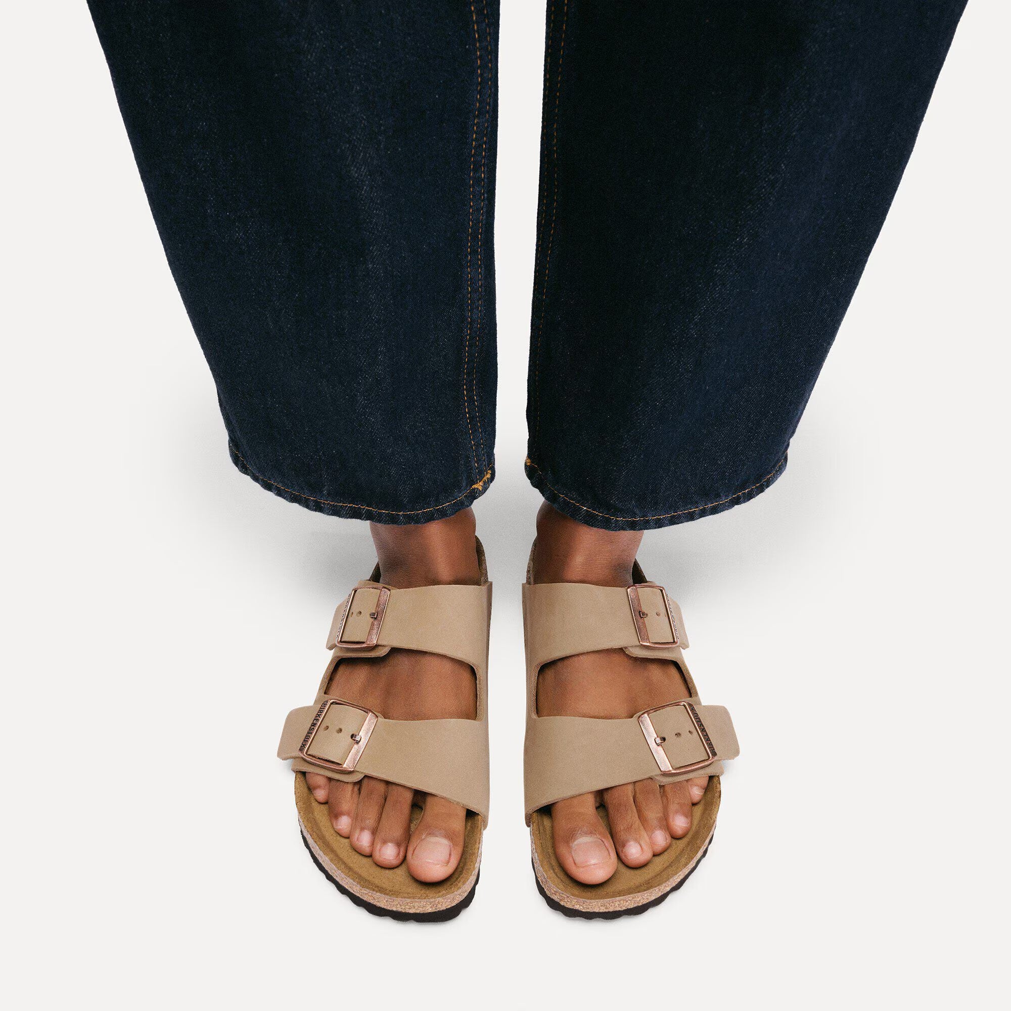Men's BIRKENSTOCK Arizona Oiled Leather Tobacco Brown