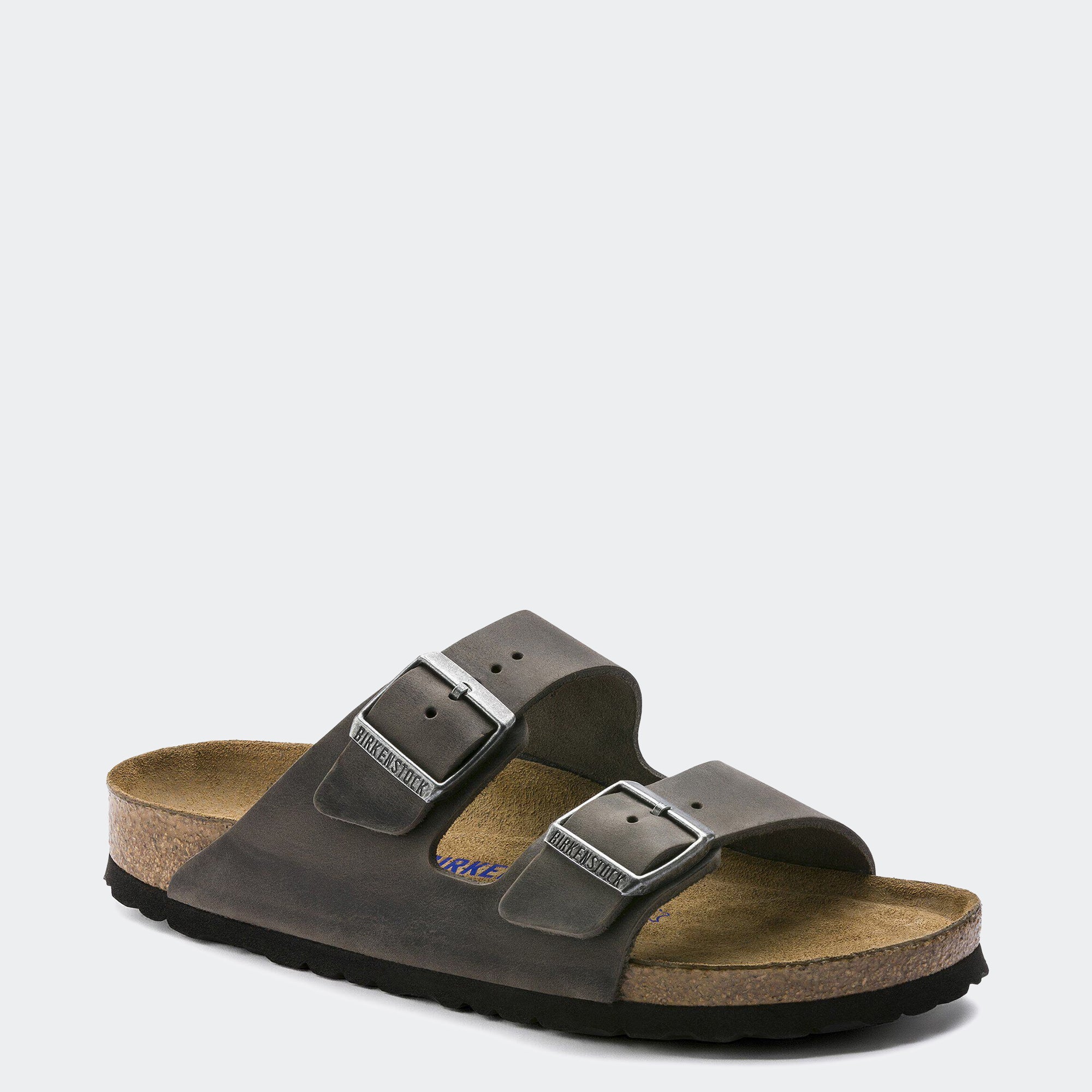 Men's BIRKENSTOCK Arizona Soft Footbed Oiled Leather Iron
