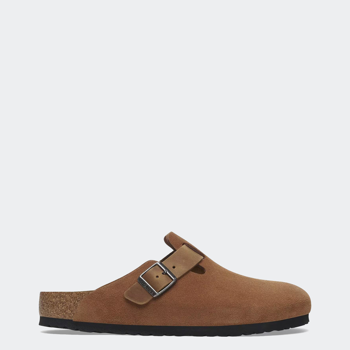 Birki Look Alike Autenti Brown Leather Boston Clogs Men\'s 45 US 12 Made In Spain Birkenstock Boston Clogs Adult 45 Tobacco Brown Leather  main image 2