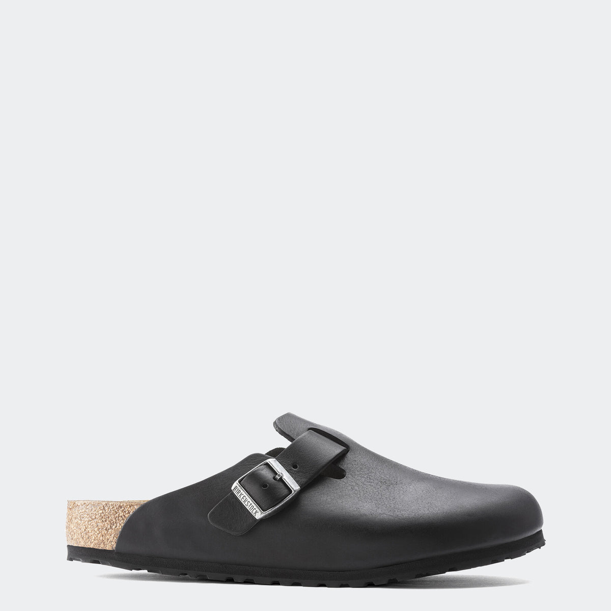 Birkenstock Boston BS Clogs‎ Size 12 Black New Vintage Wood Leather 1023458 Mens Men main image 3