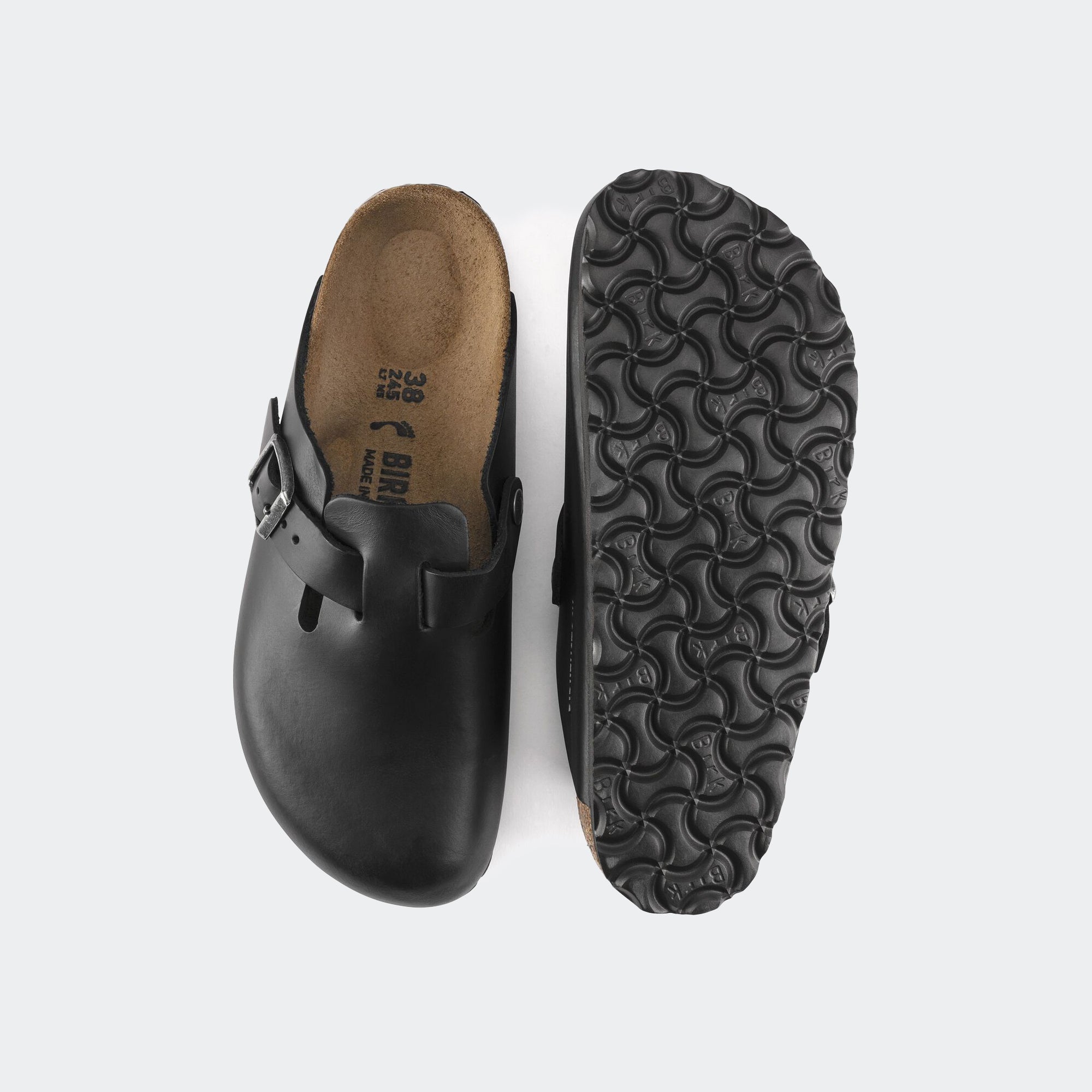 Men's BIRKENSTOCK Boston Oiled Leather Black